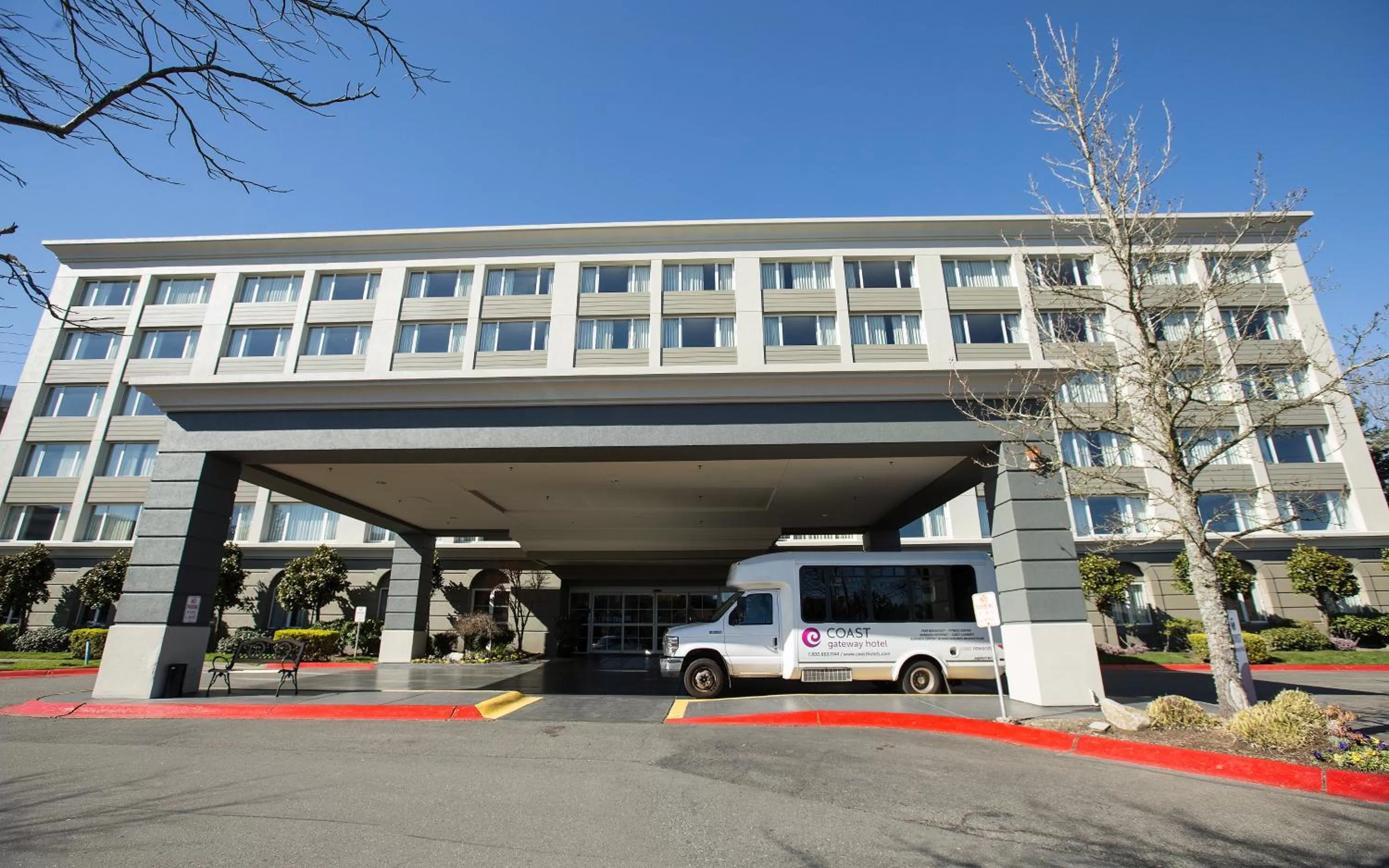 Facade/entrance in Coast Gateway Hotel