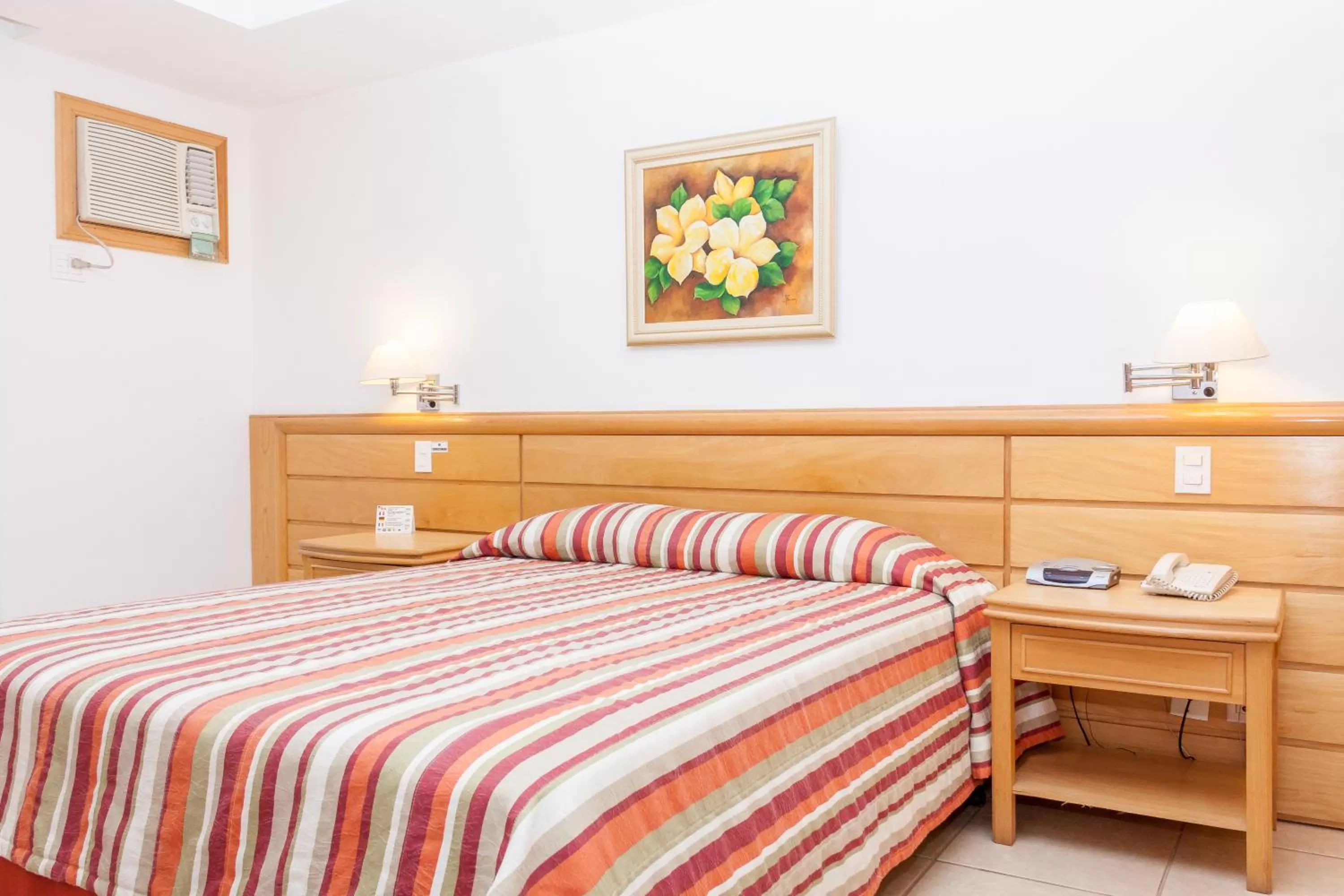 Bed in Hotel Atlântico Búzios Convention