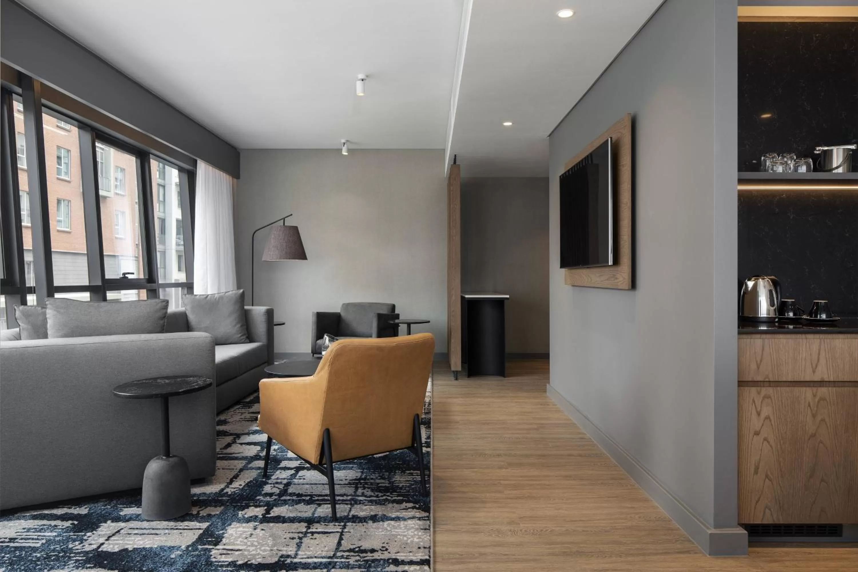 Living room in Johannesburg Marriott Hotel Melrose Arch