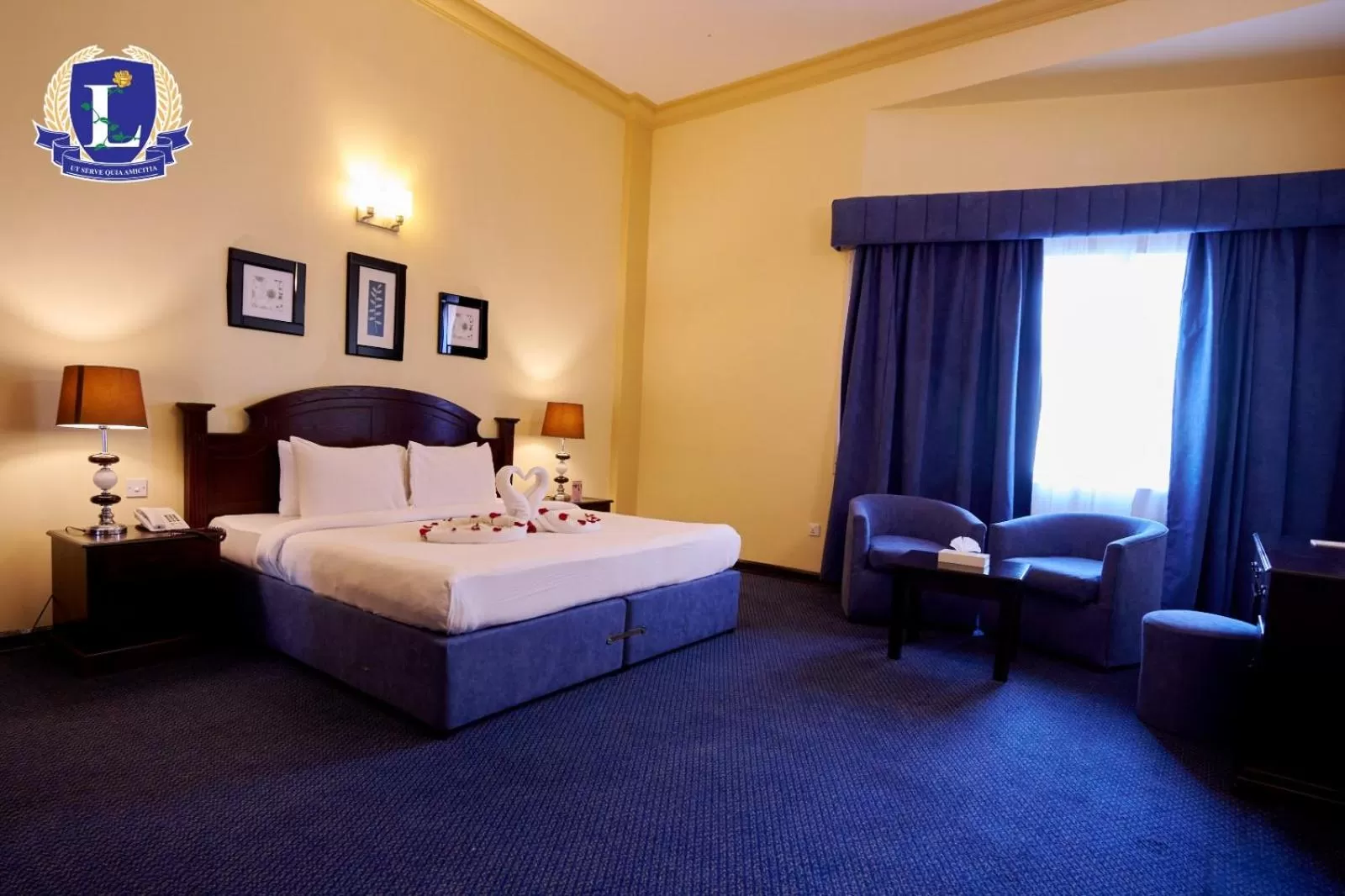 Bed in La Rosa Hotel, Juffair