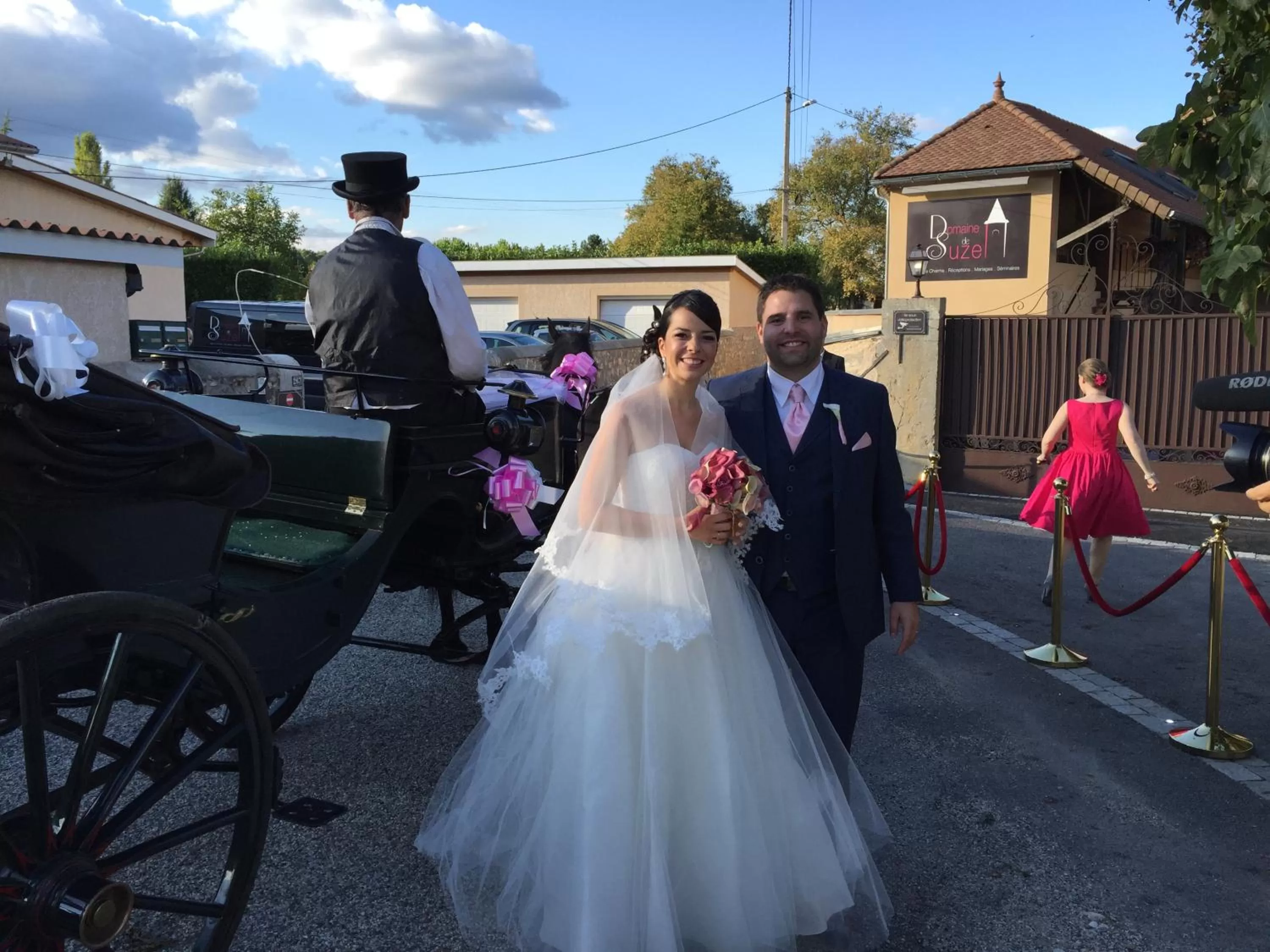 group of guests in Domaine de Suzel