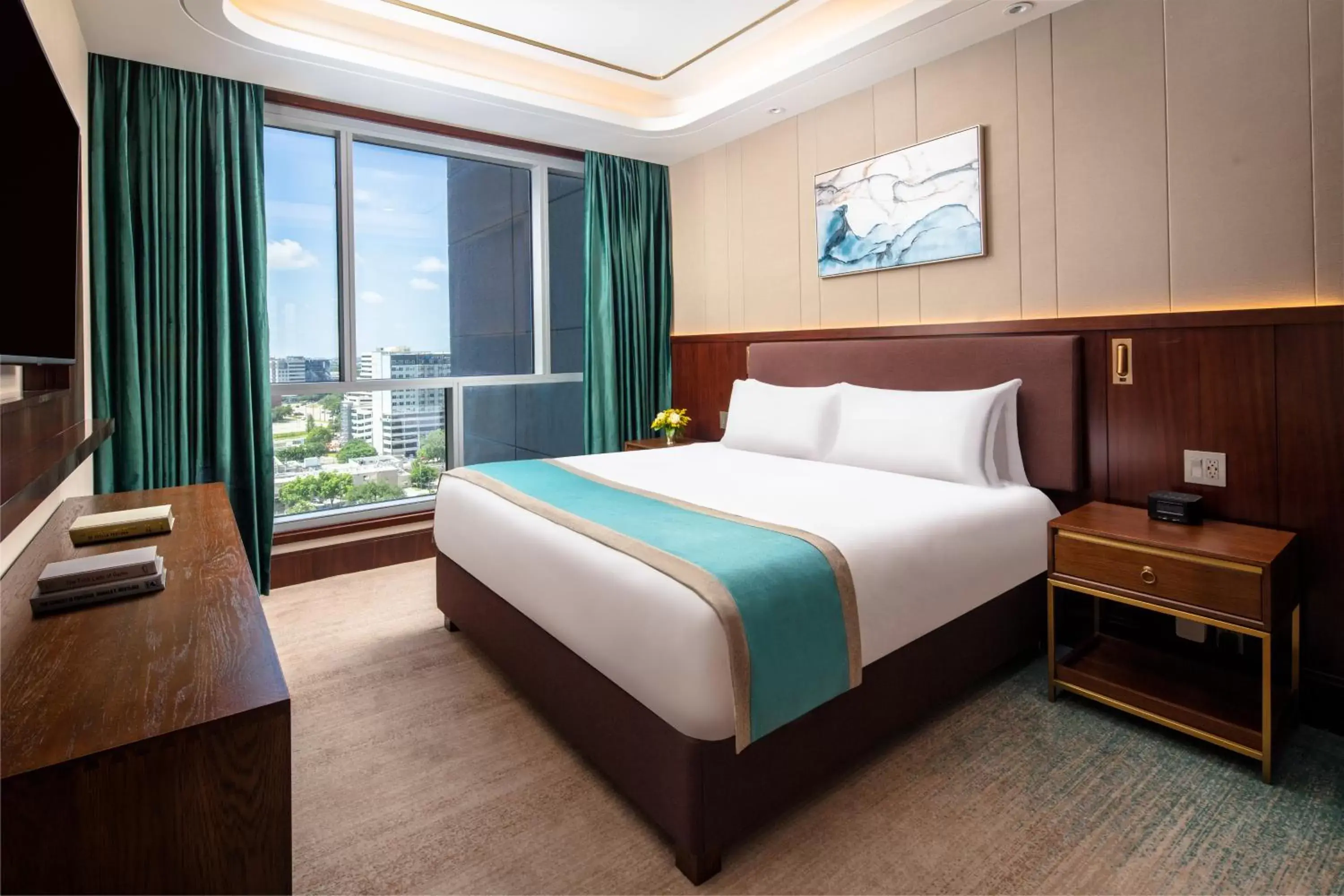 Premium Corner Suite 1 King One Bedroom in Blossom Hotel Houston, Curio Collection by Hilton Premium Corner Suite 1 King One Bedroom in Blossom Hotel Houston, Curio Collection by Hilton