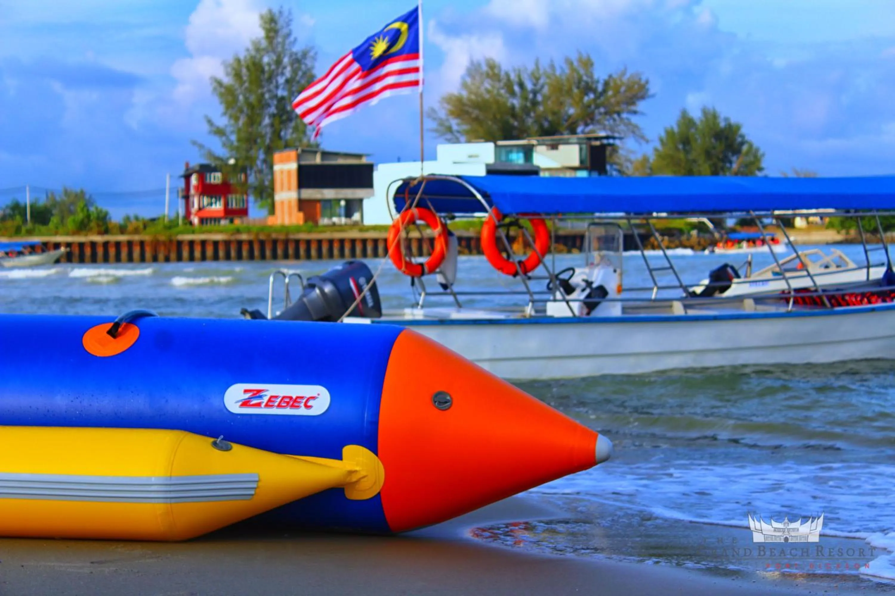 Beach in The Grand Beach Resort Port Dickson