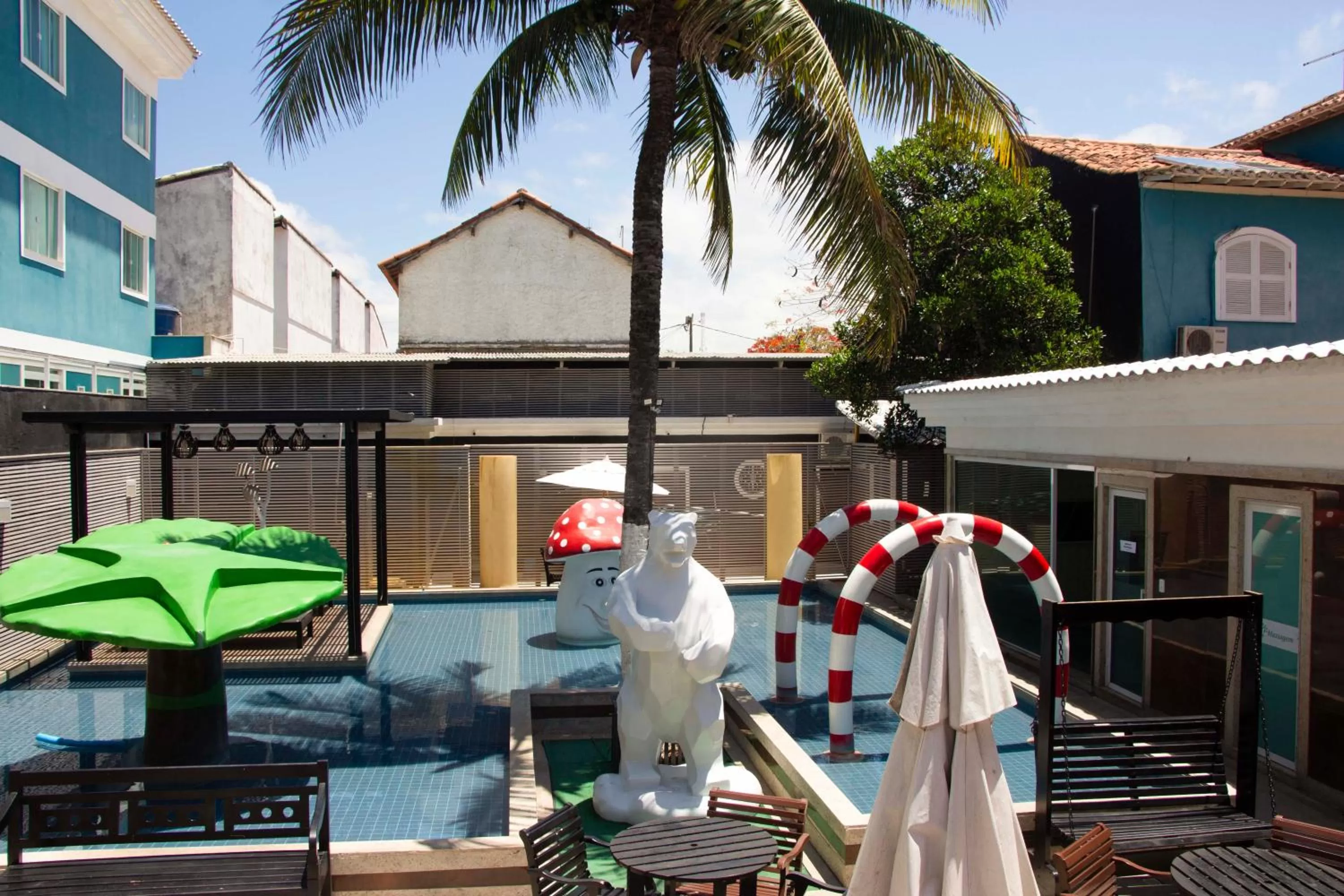 Seating area in Pousada SUN Victory