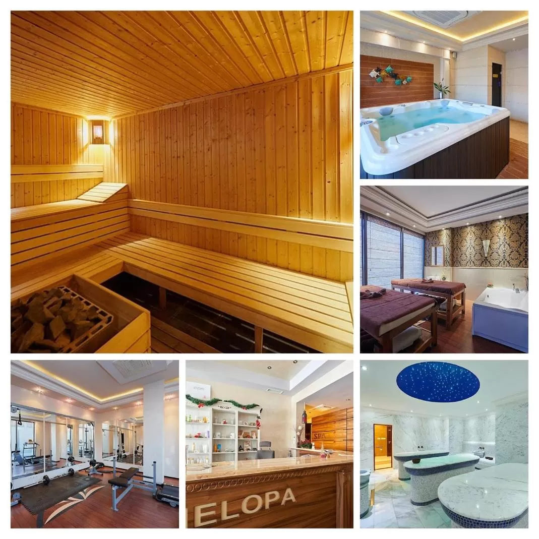 Spa and wellness centre/facilities in Penelopa Palace Apart Hotel & SPA