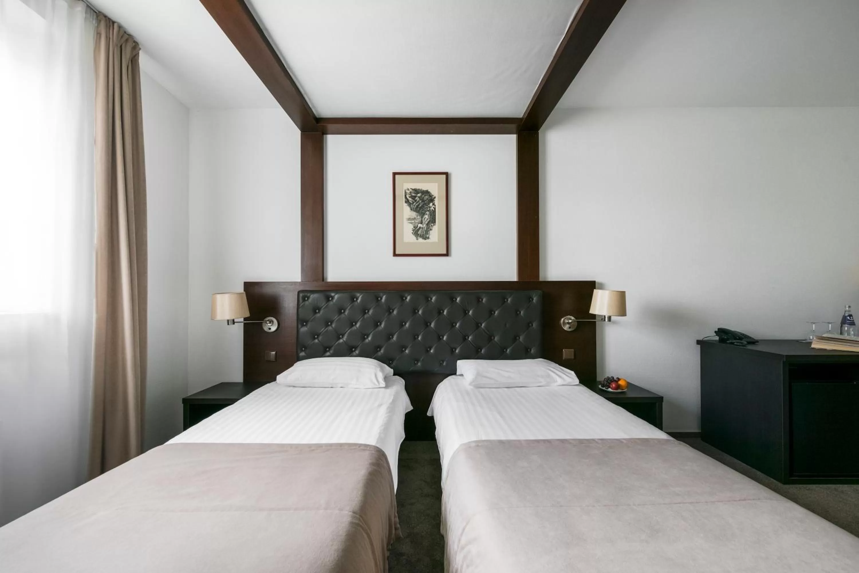 Bed in Amberton Cozy Hotel Kaunas