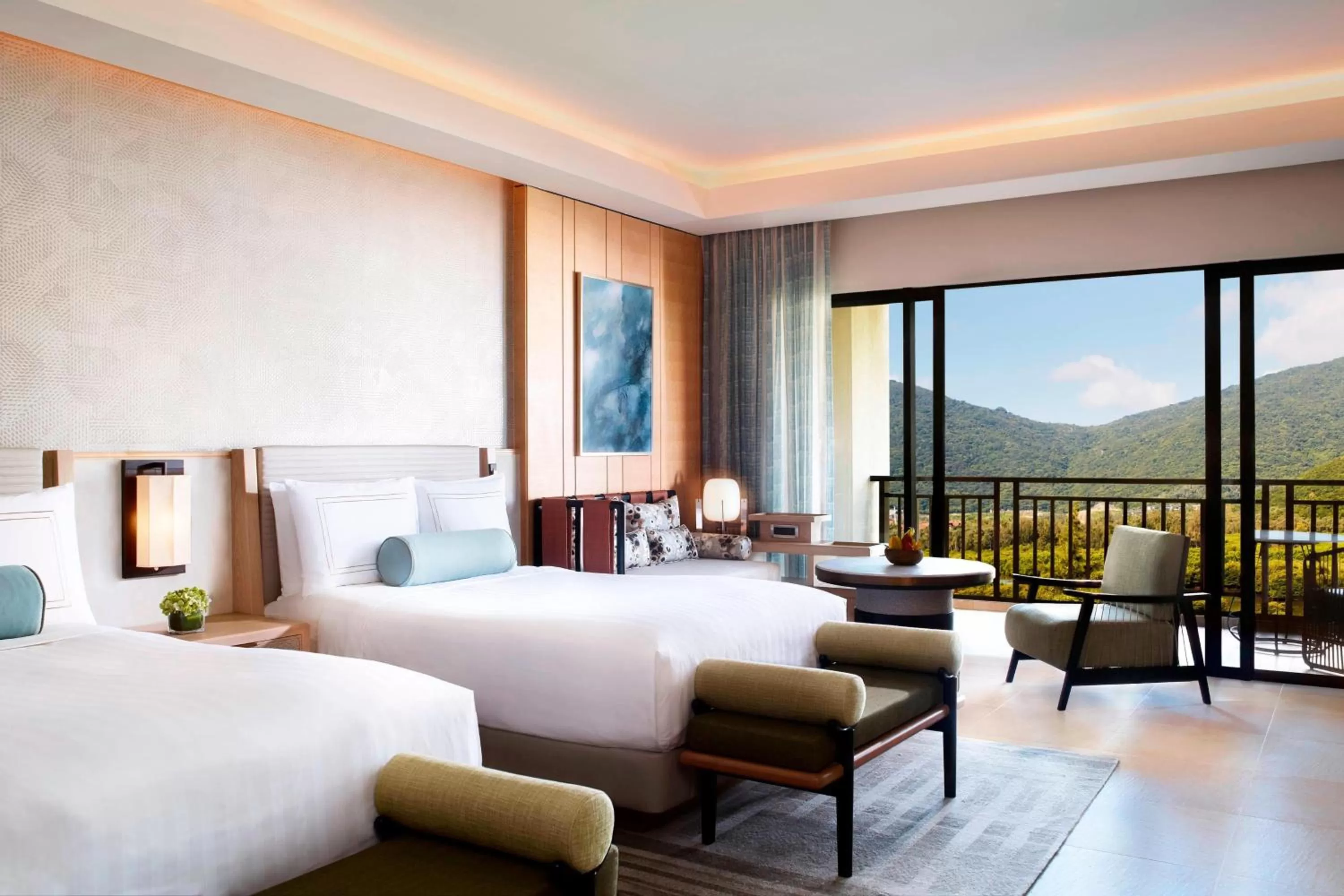 Photo of the whole room, Bed in The Ritz-Carlton Sanya, Yalong Bay