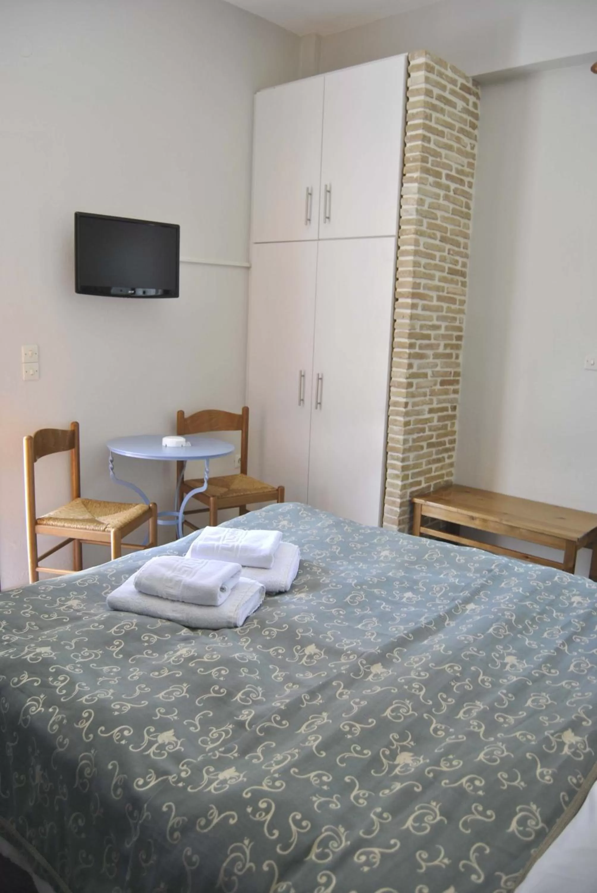 Bed in Filoxenia Studios