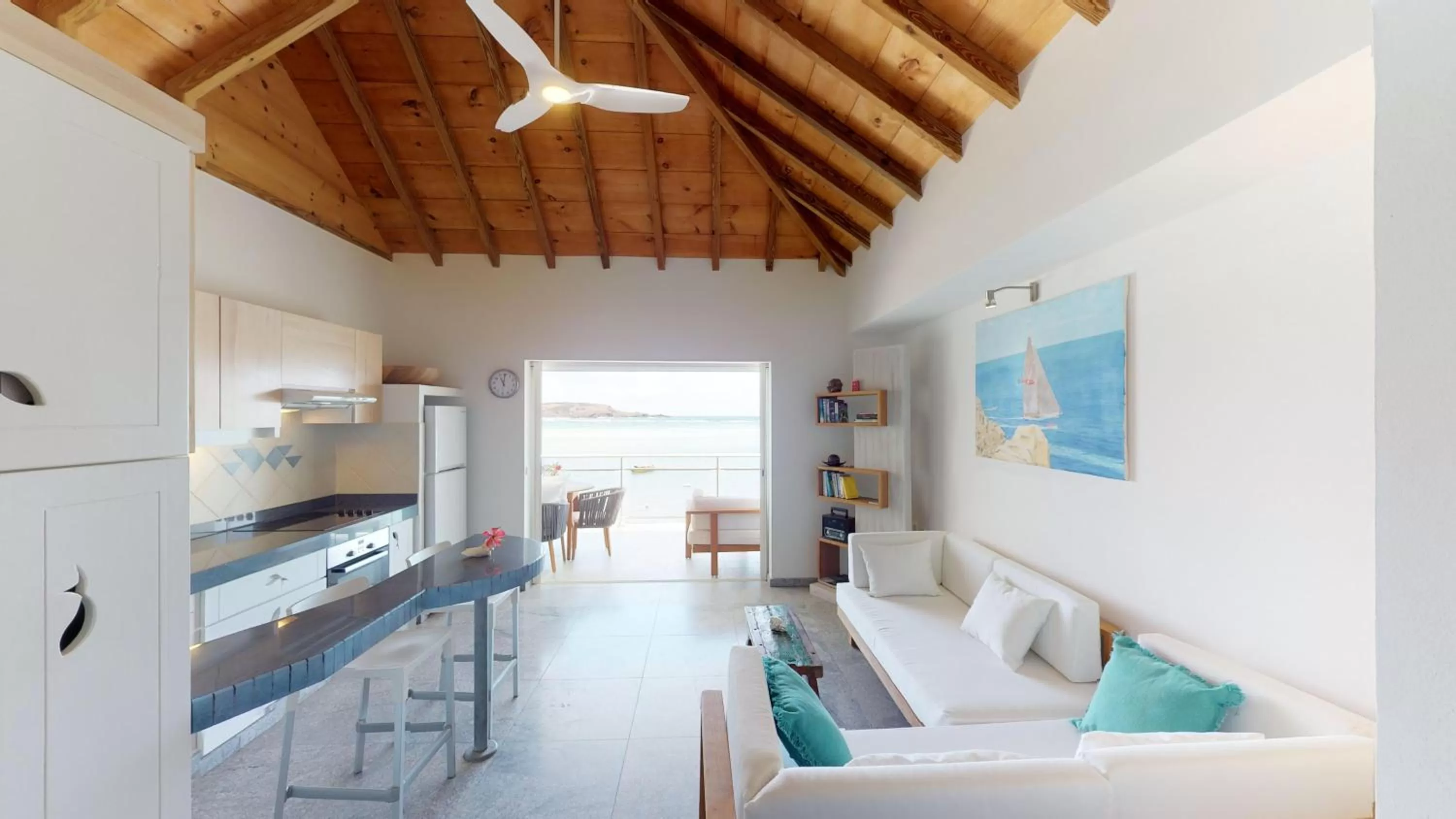 Kitchen/Kitchenette in Hotel Les Ondines Sur La Plage