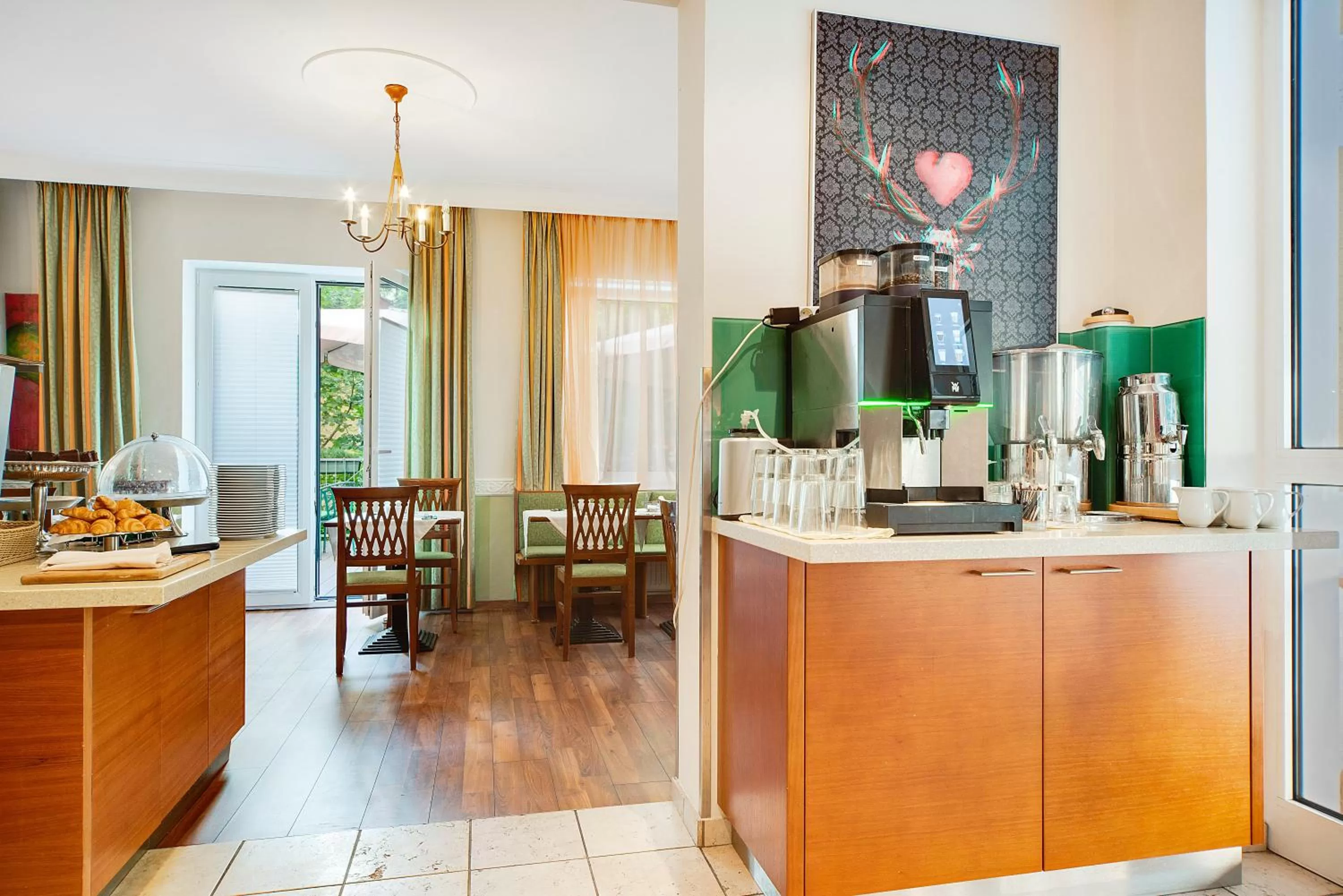 Buffet breakfast in Hotel Astoria