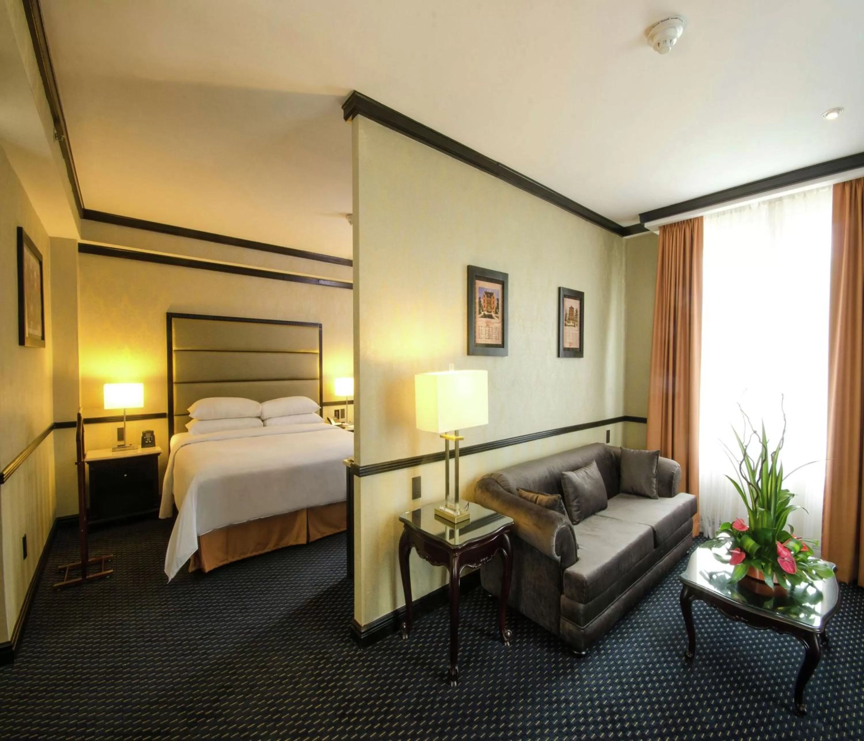 Living room, Bed in Hilton Princess San Pedro Sula