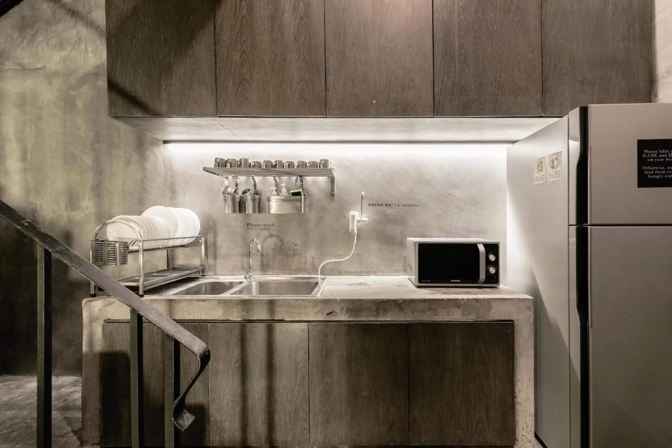 Kitchen or kitchenette in Once Again Hostel