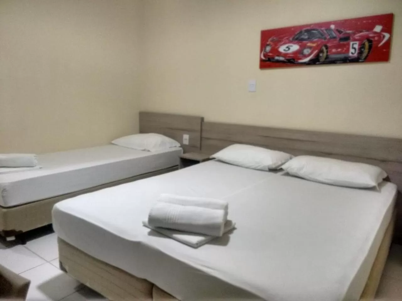 Bed in Hotel Ville House Premium