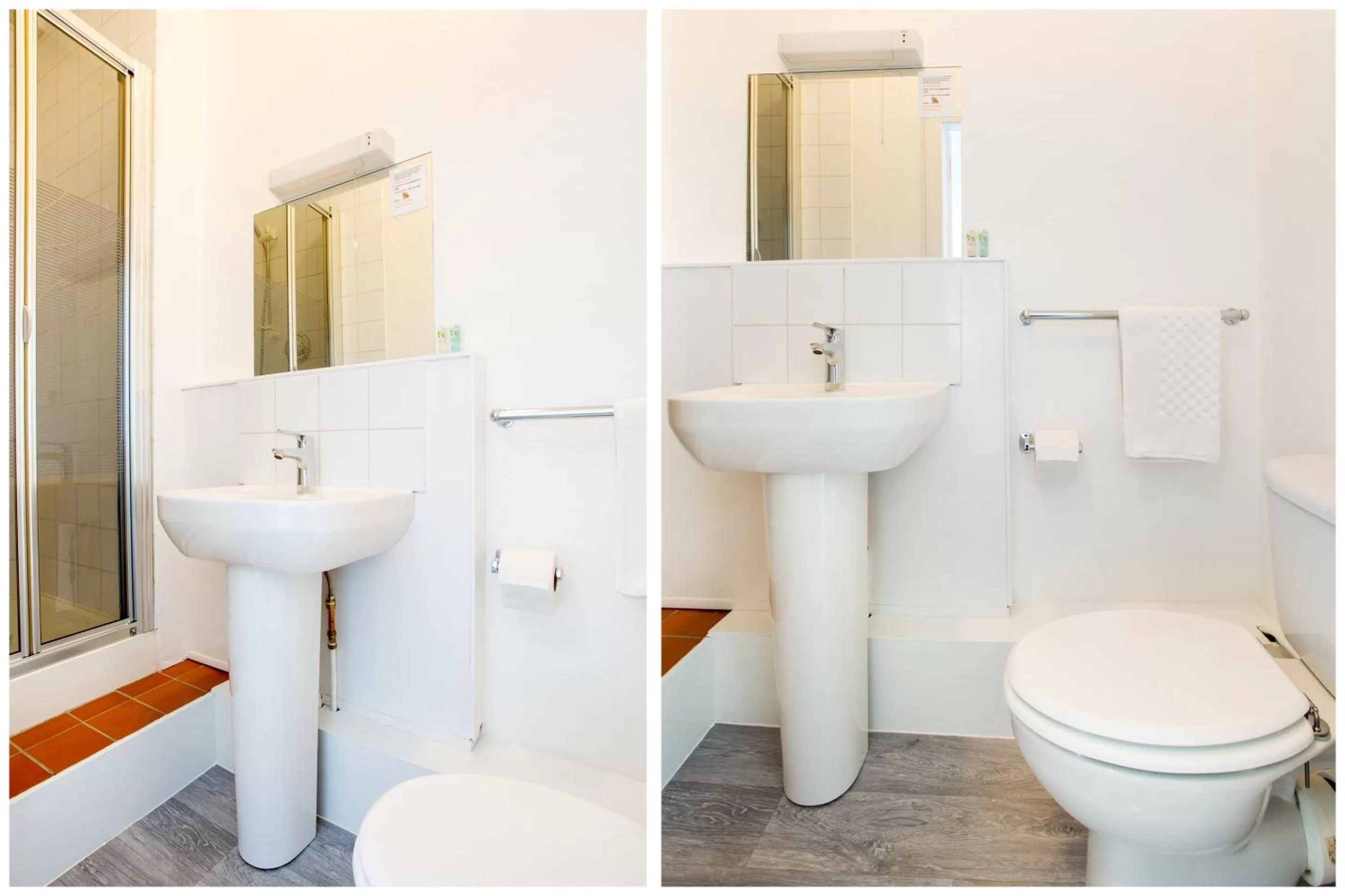 Bathroom in Corner Hotel