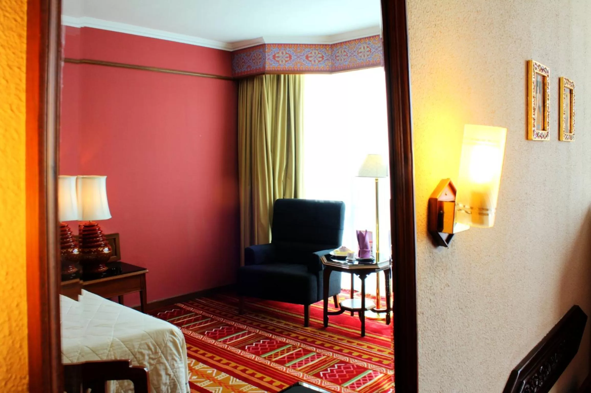 Decorative detail, Bed in The Empress Hotel