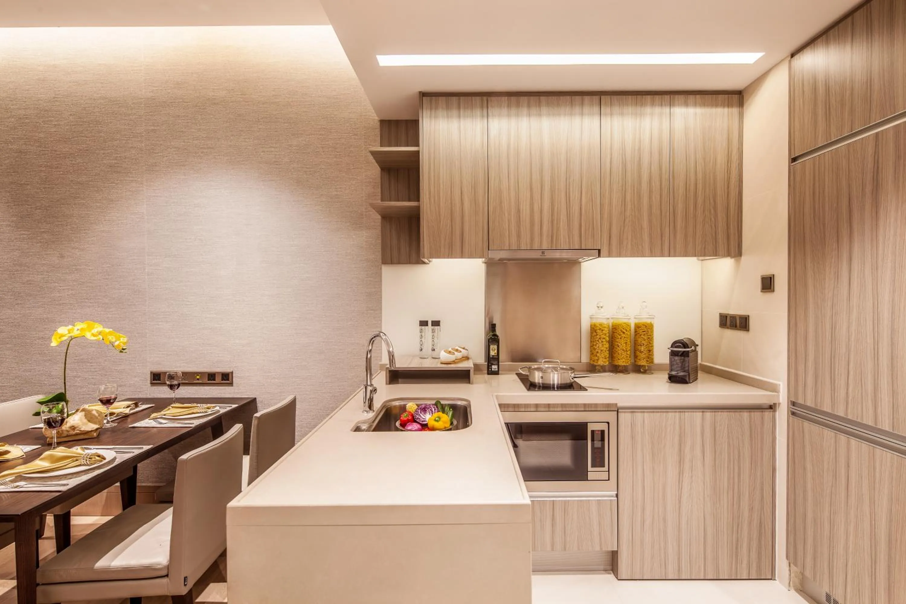Kitchen or kitchenette in Ascott Raffles City Shenzhen