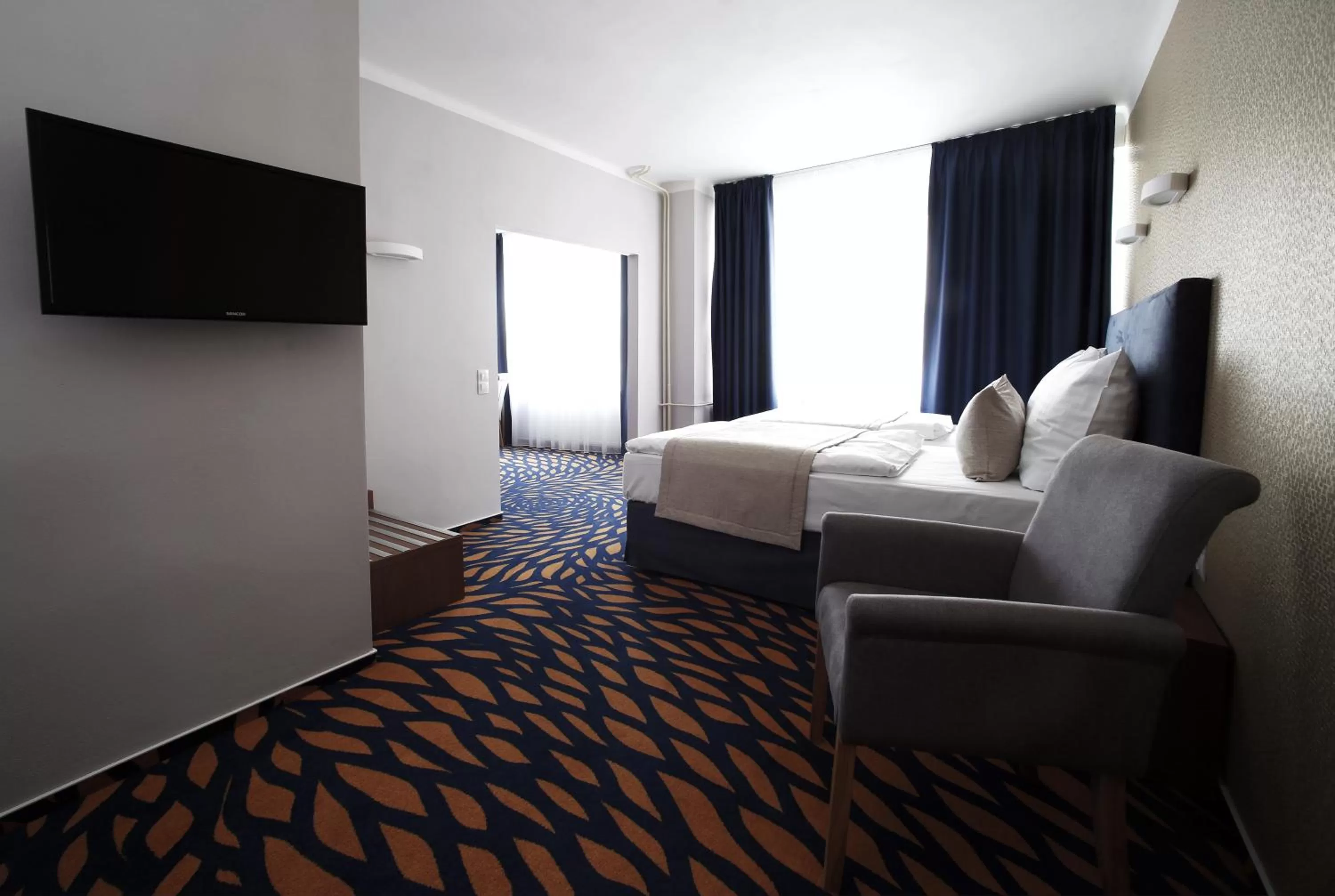 Bedroom, Bed in Hotel Central