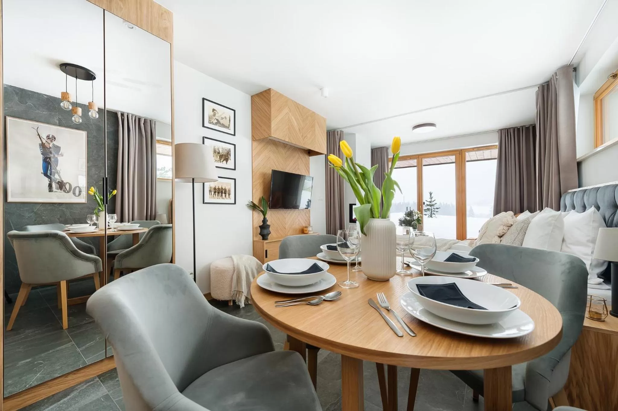 Kitchen or kitchenette in Polana Resort - LoftAffair Collection