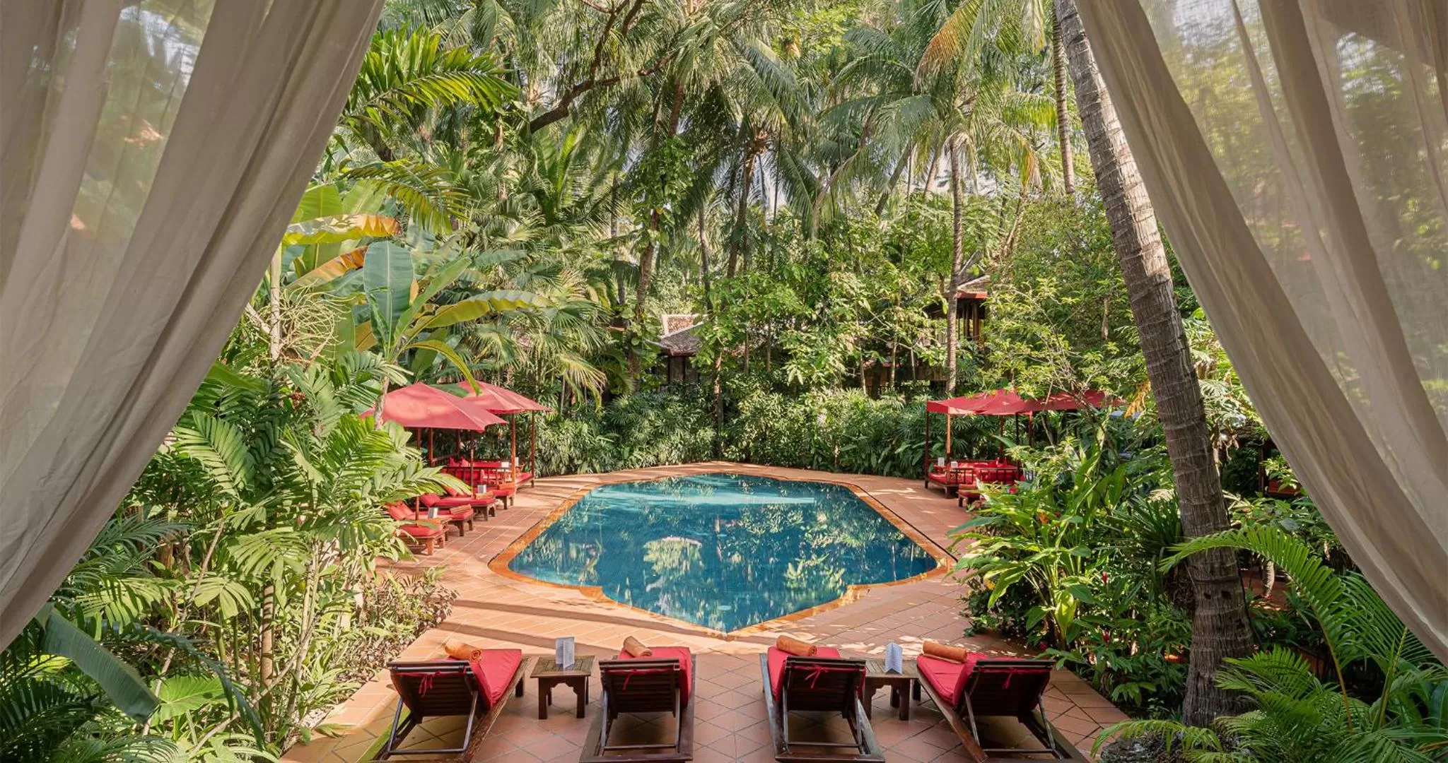 Swimming pool in Angkor Village Hotel - Small Luxury Hotels of the World