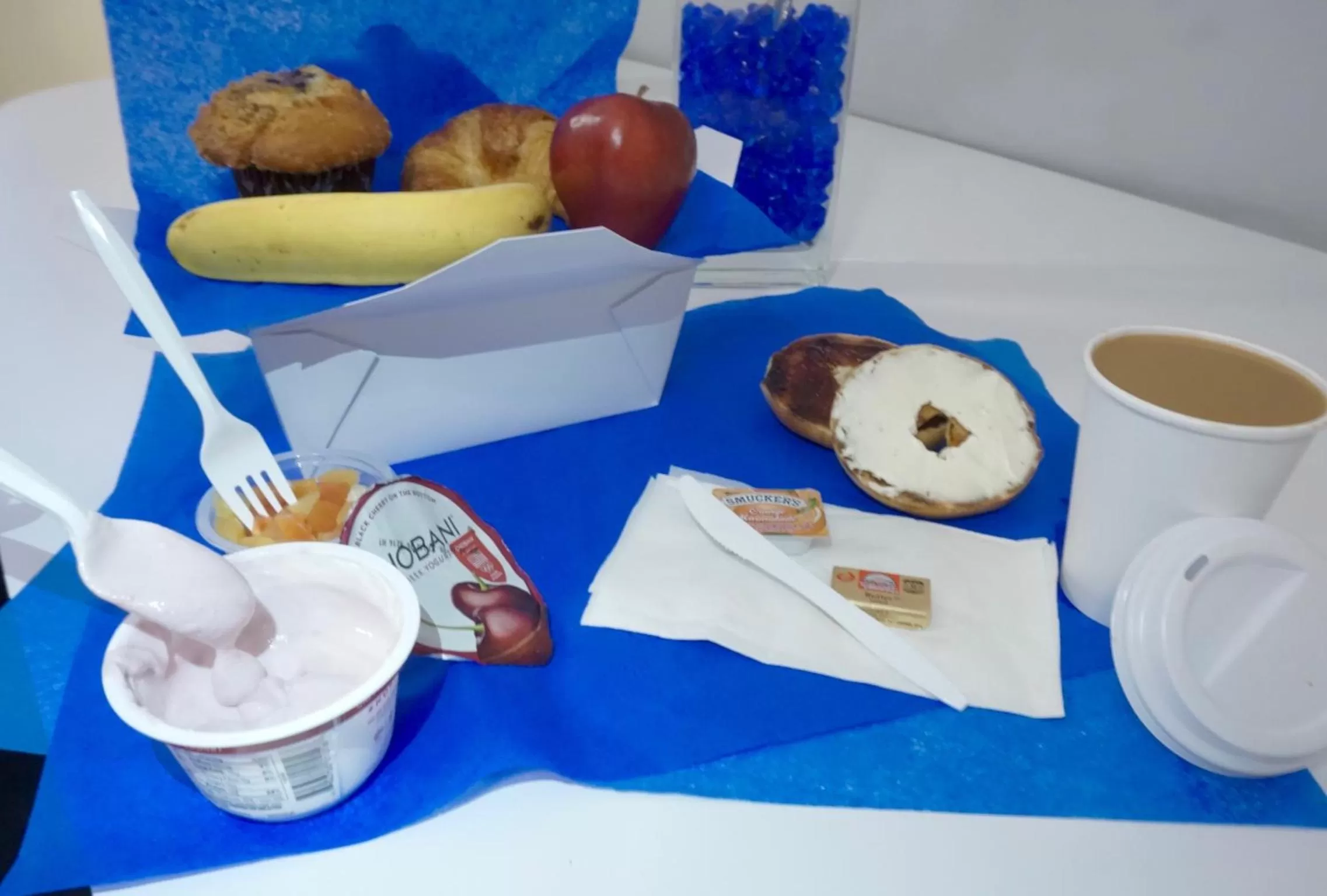 Food and drinks in Hotel Le Bleu