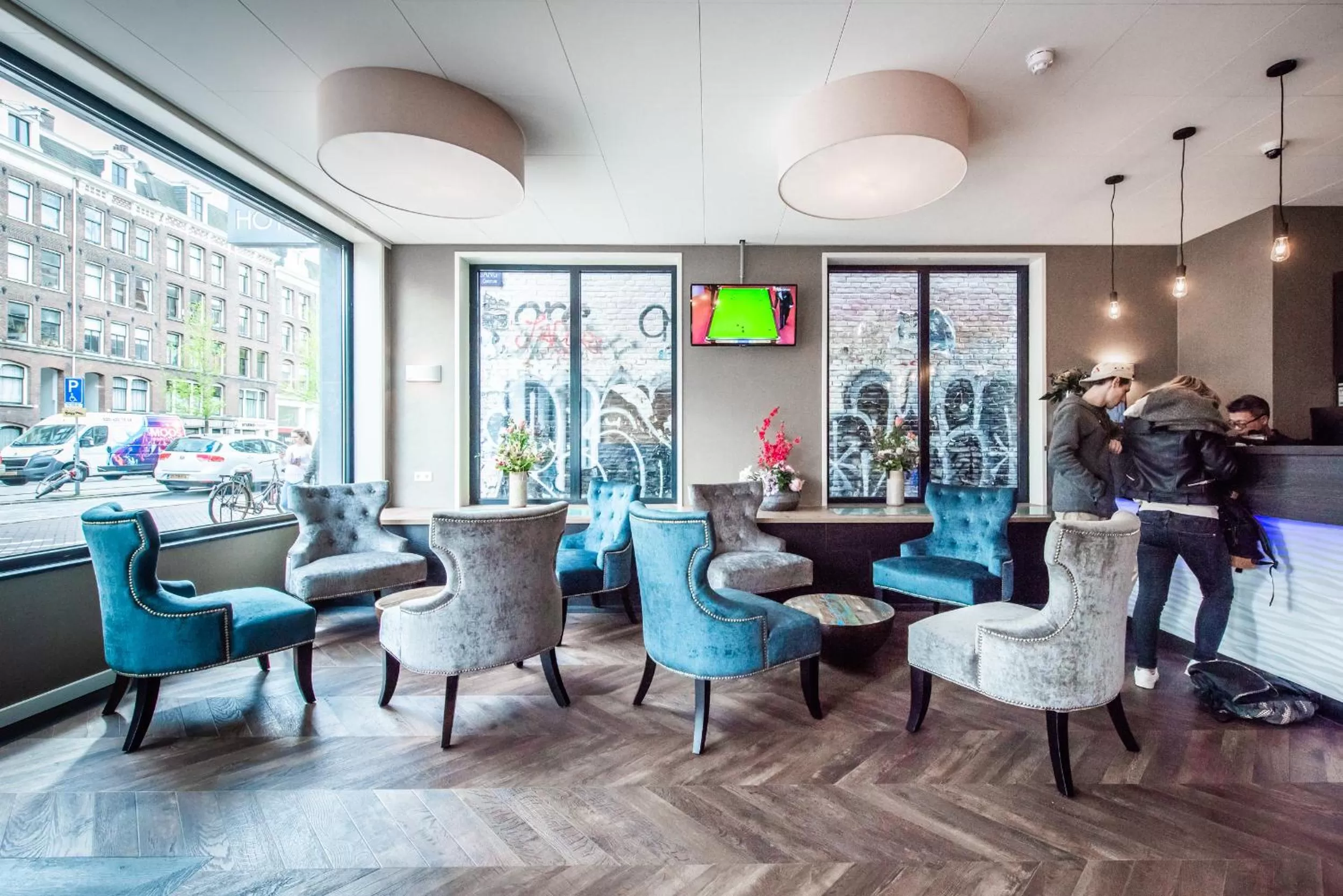 Lobby or reception in Melrose Hotel