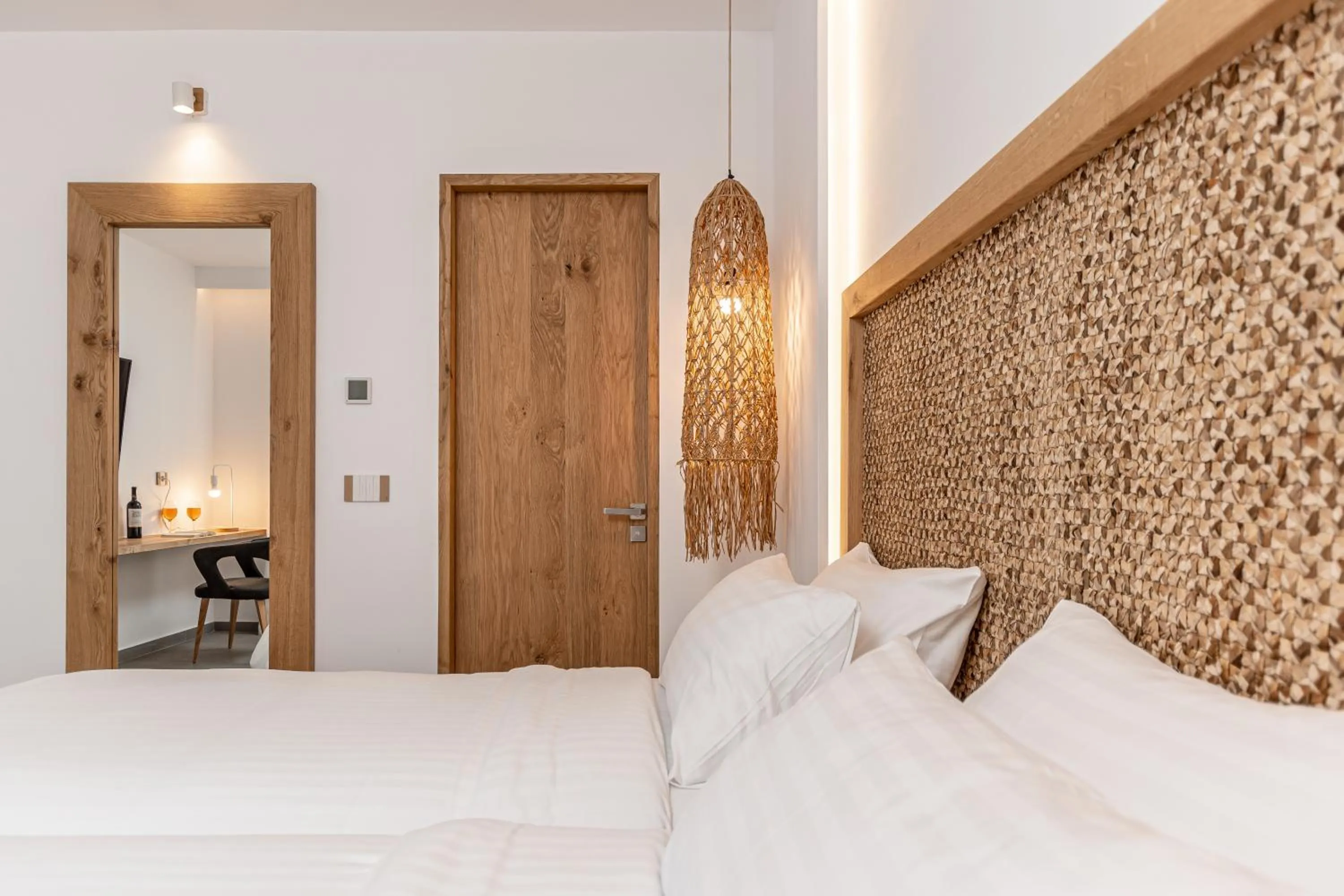 Bed in Naxos Resort Beach Hotel