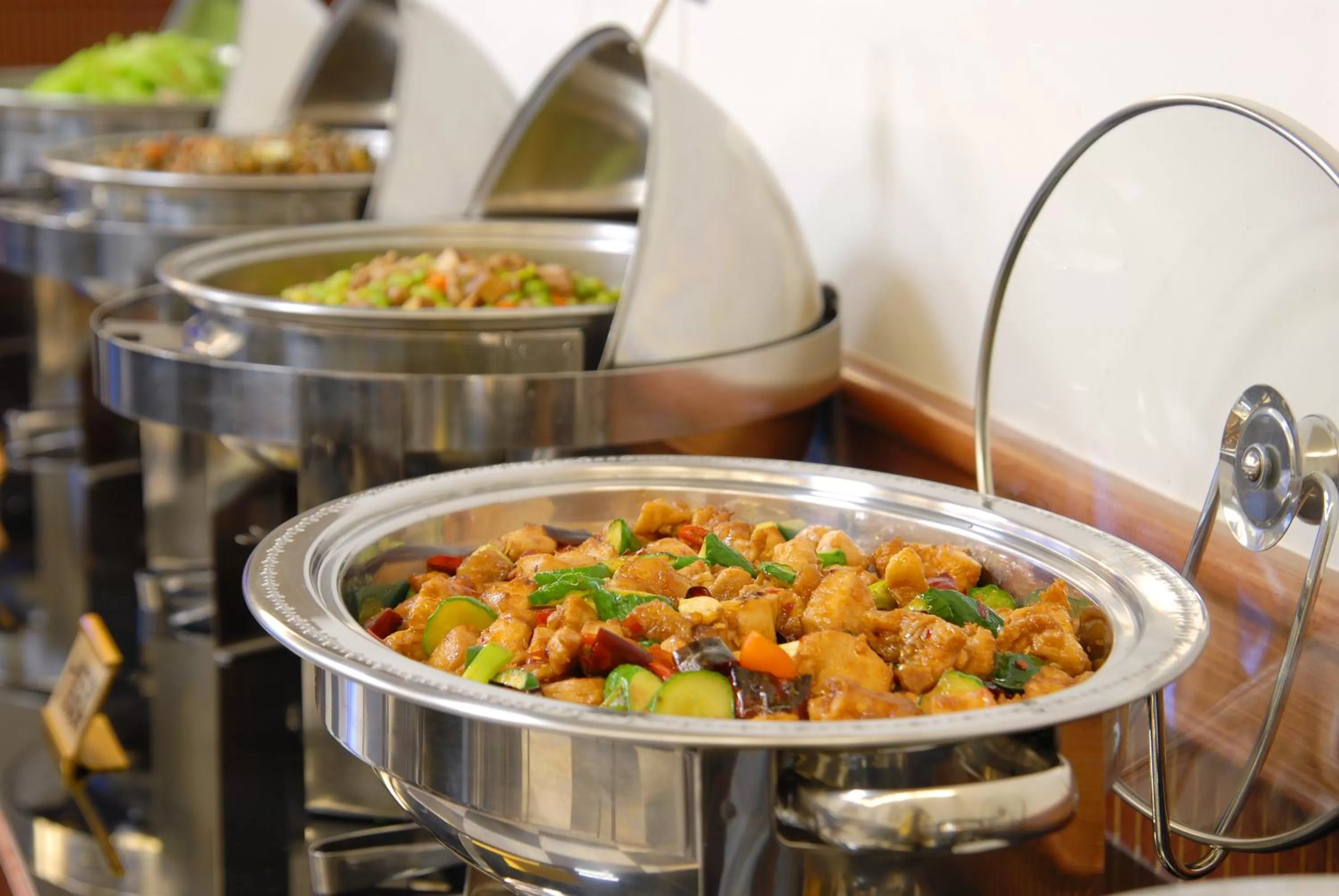 Buffet breakfast in Harmonious Hotel