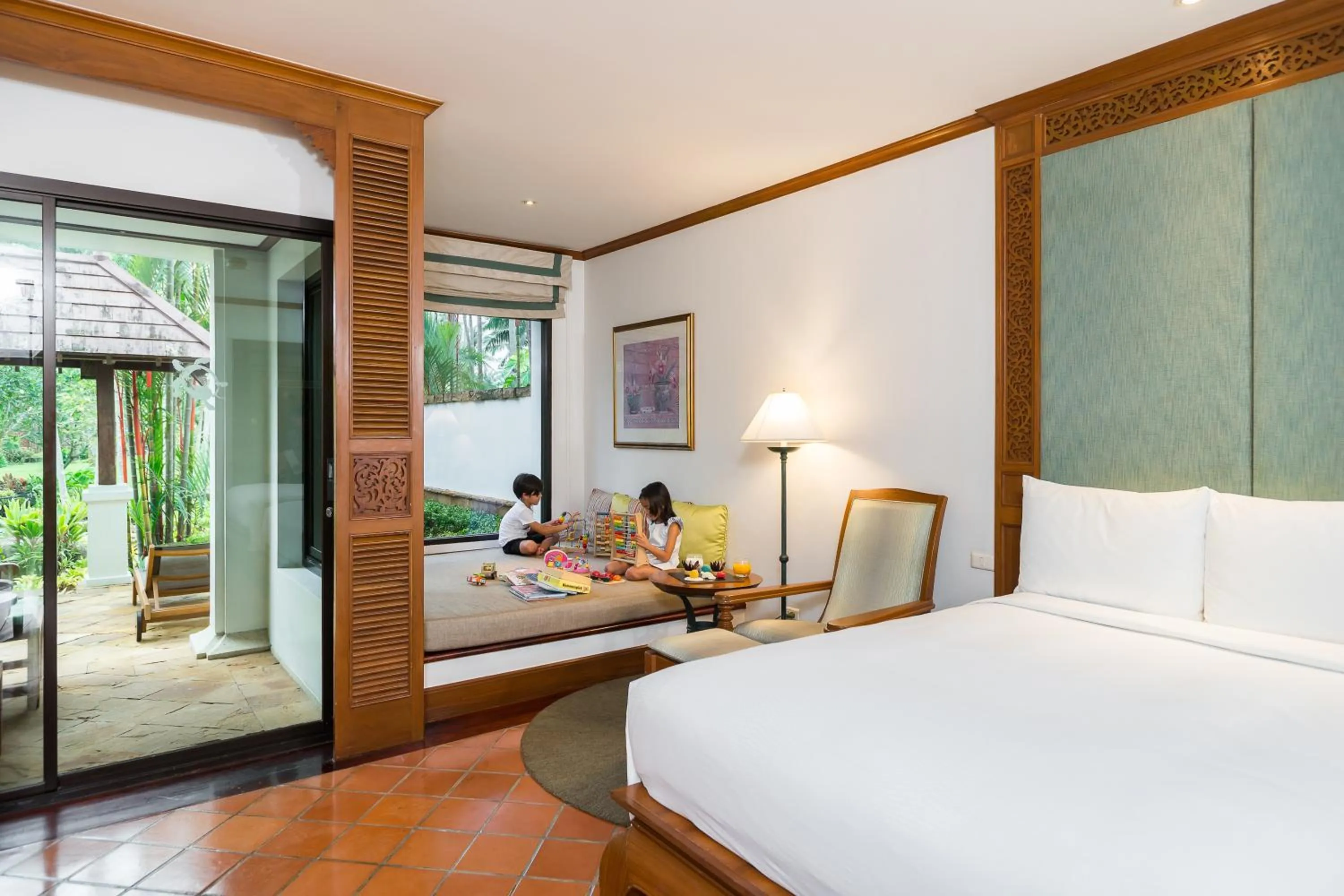 Bed in JW Marriott Phuket Resort and Spa