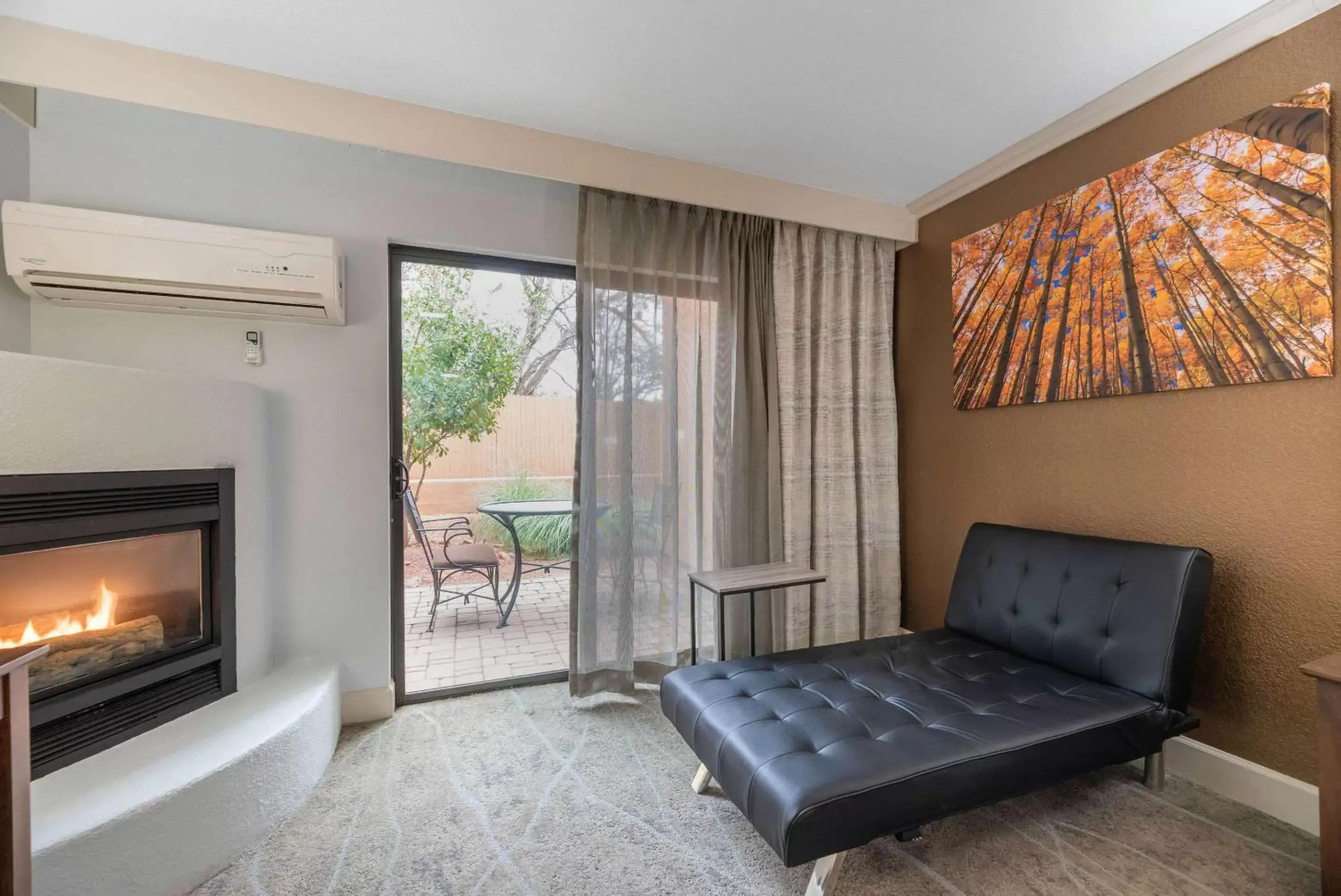 King Suite with Fireplace and Patio in Arroyo Pinion Hotel, an Ascend Collection Hotel King Suite with Fireplace and Patio in Arroyo Pinion Hotel, an Ascend Collection Hotel