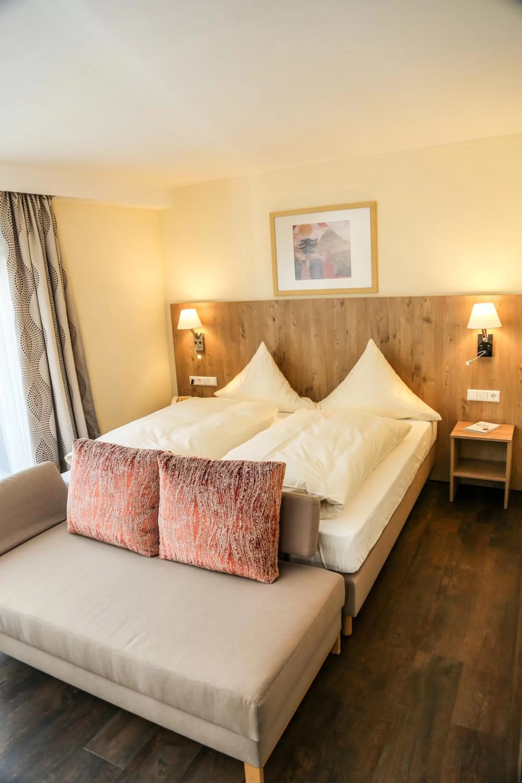 Bed in Akzent Hotel Restaurant Hirsch