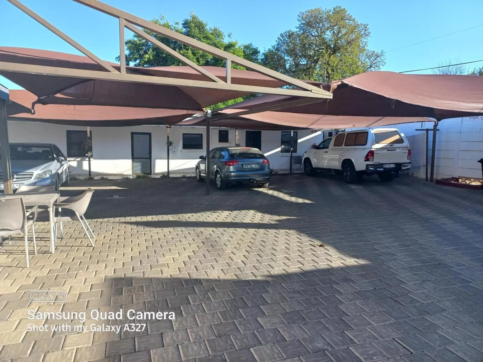 Patio in Morning flair Bed and Breakfast