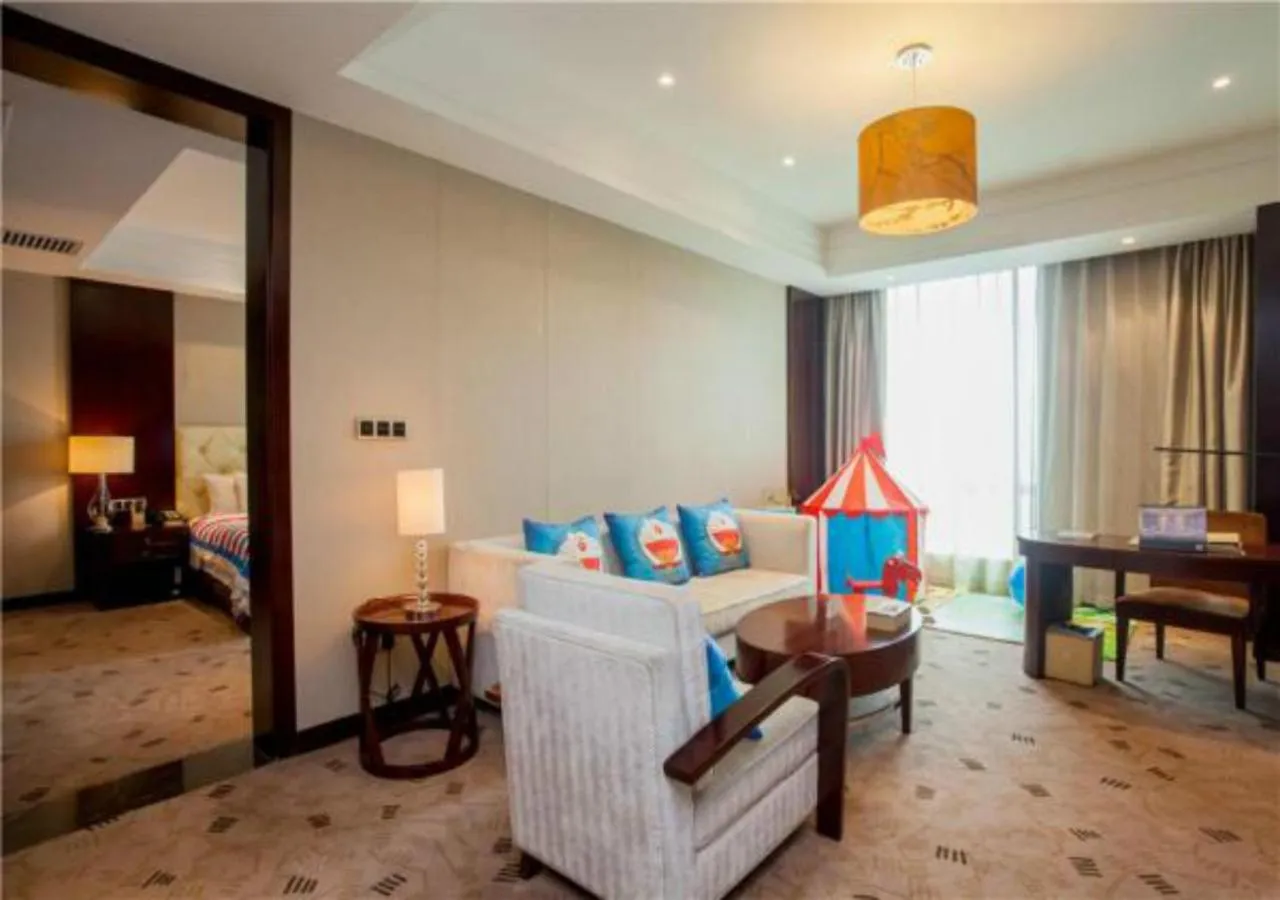 Living room, Bed in Grand Barony Xi'an