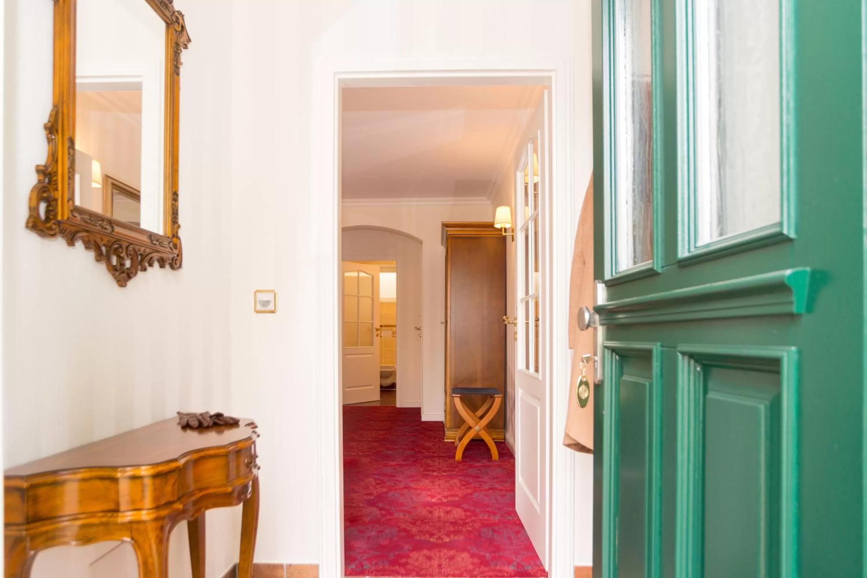 Decorative detail in Hotel Erbprinzenpalais