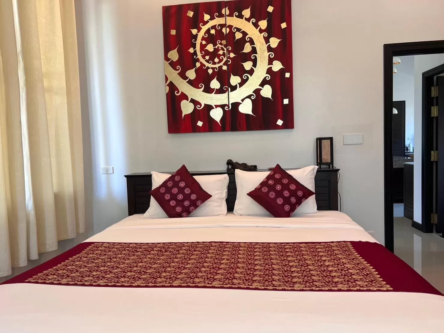 Bed in ThaiLife Wellness & Meditation Resort- SHA Plus