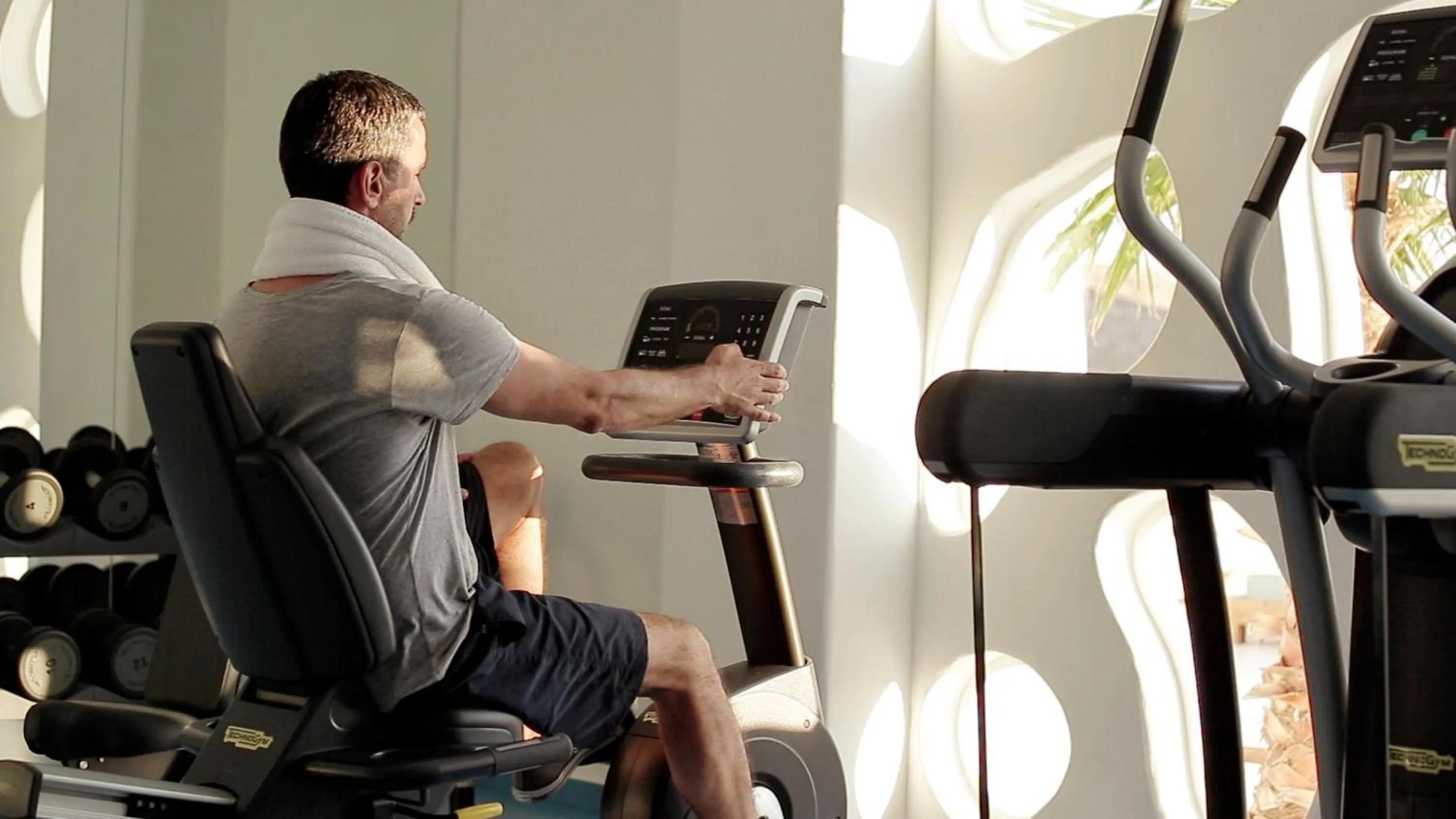 Fitness centre/facilities in Anax Resort and Spa