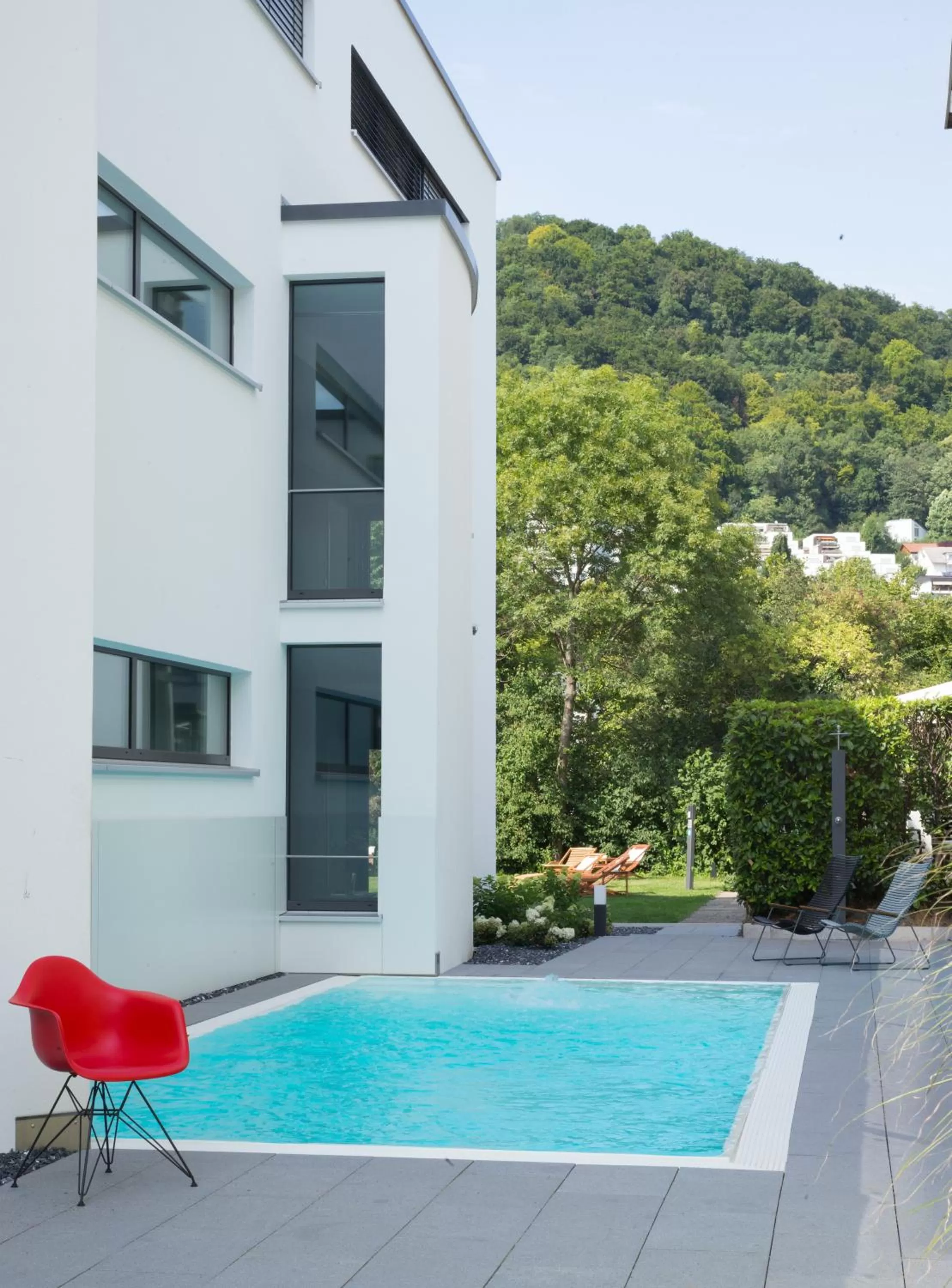 Swimming pool in Das Eckert - Lifestyle Design Hotel & Fine Dining bei Basel (Grenzach)