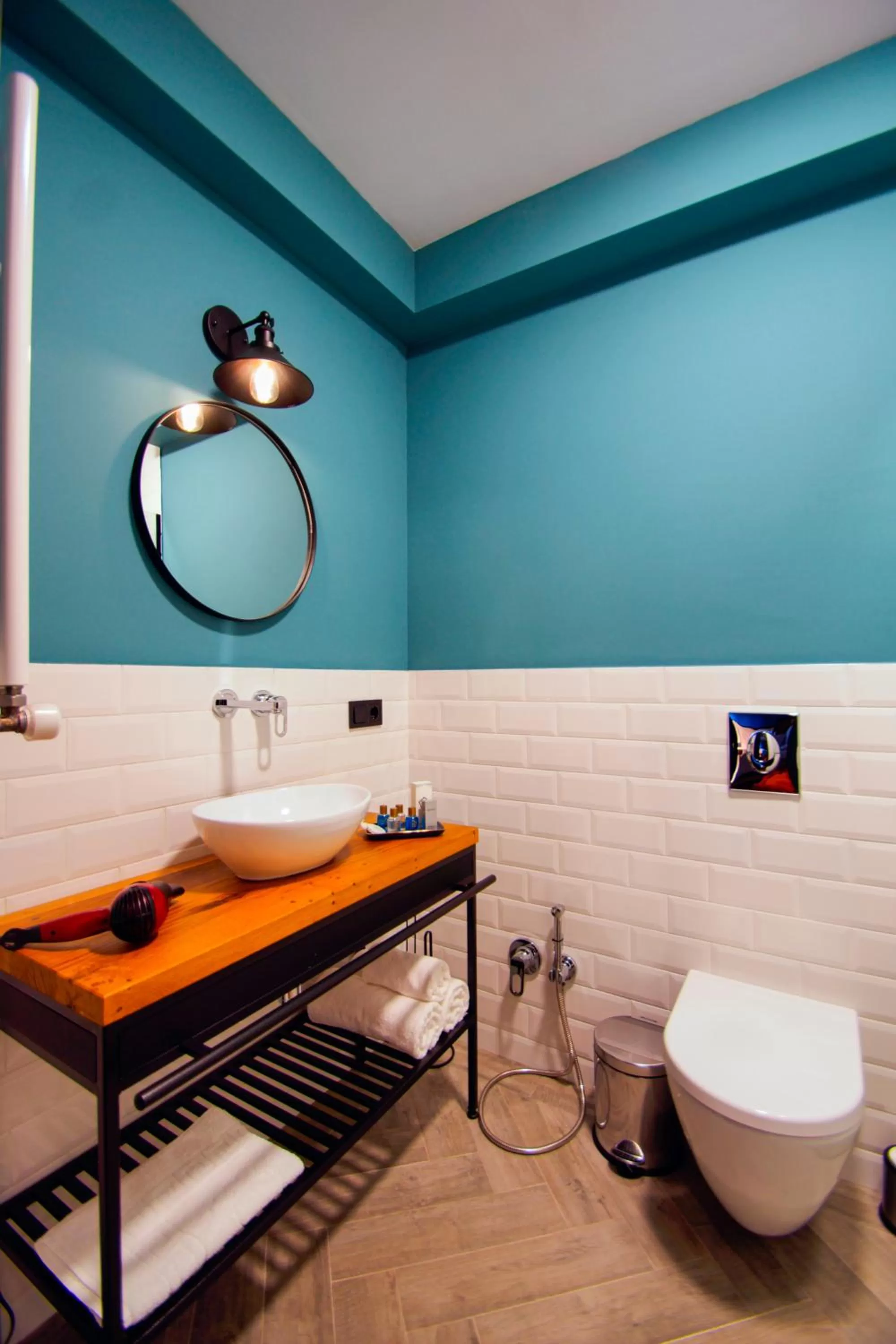 Bathroom in Borjomi Bridge Hotel