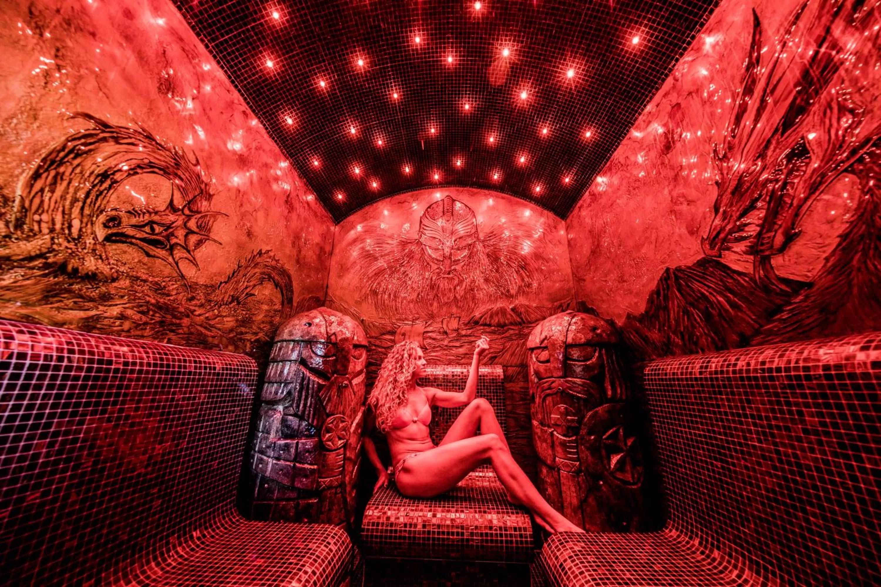 Sauna in Norweska Dolina Family&Pet-friendly Resort