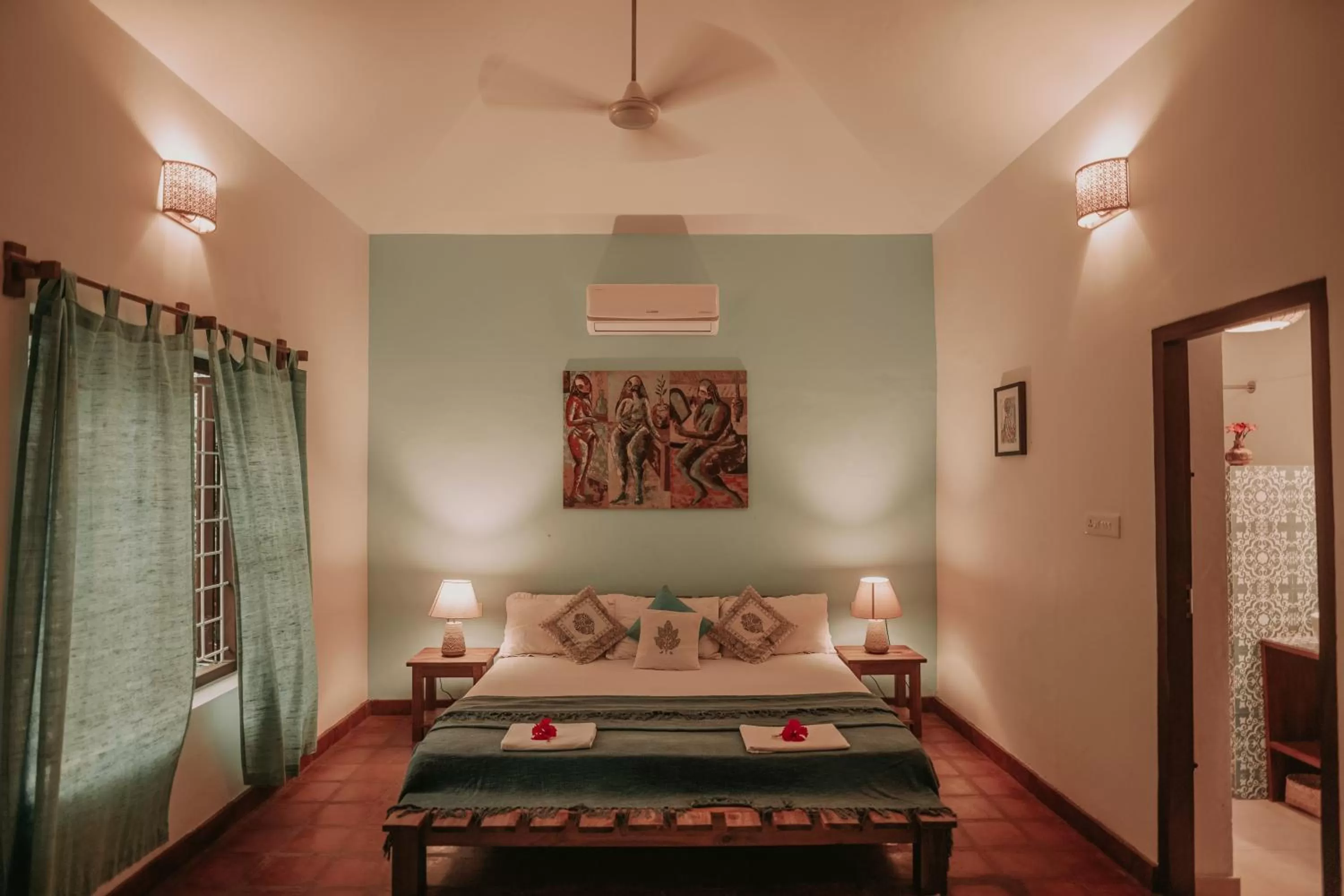 Bedroom, Bed in Villa Akasa