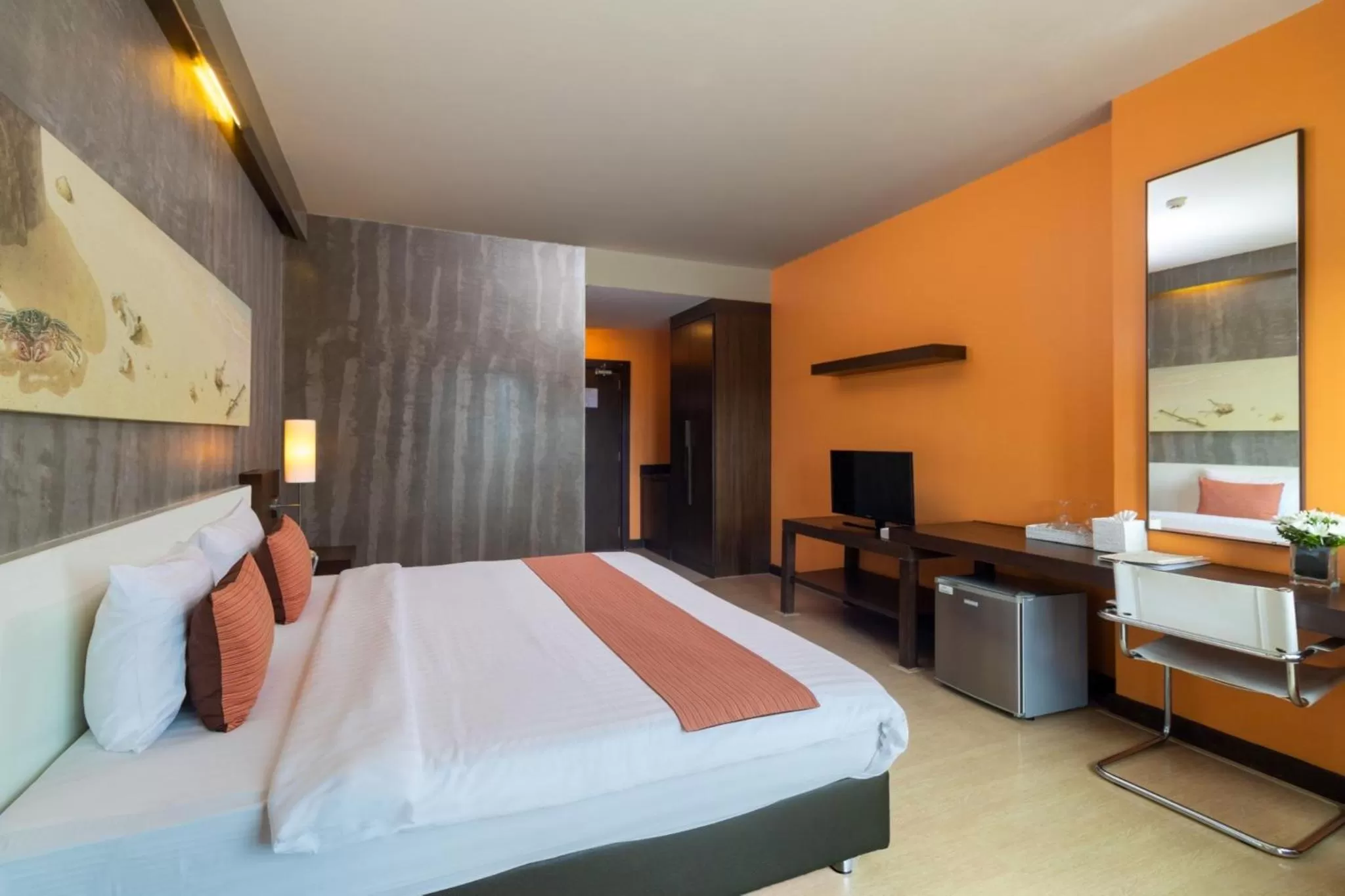 Bed in Silathip Huahin Serviced Apartment
