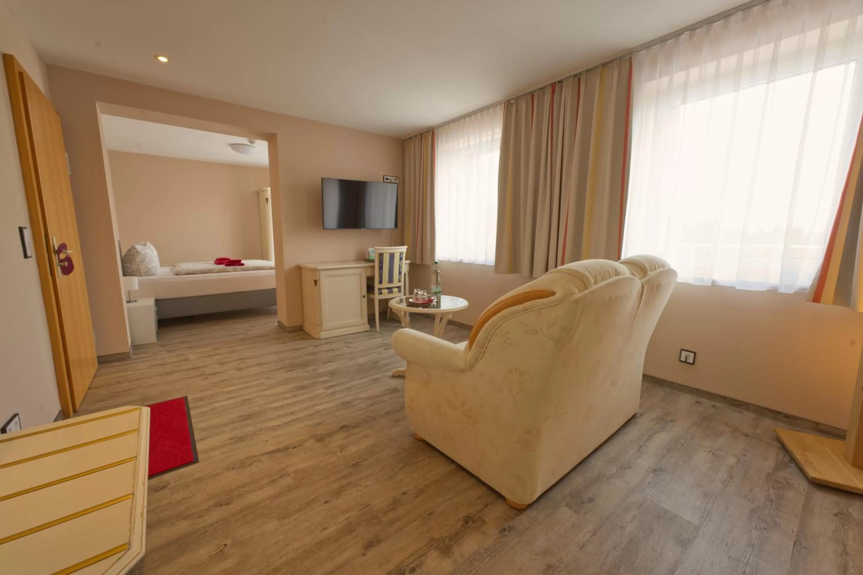 Bed in Hotel Traumblick