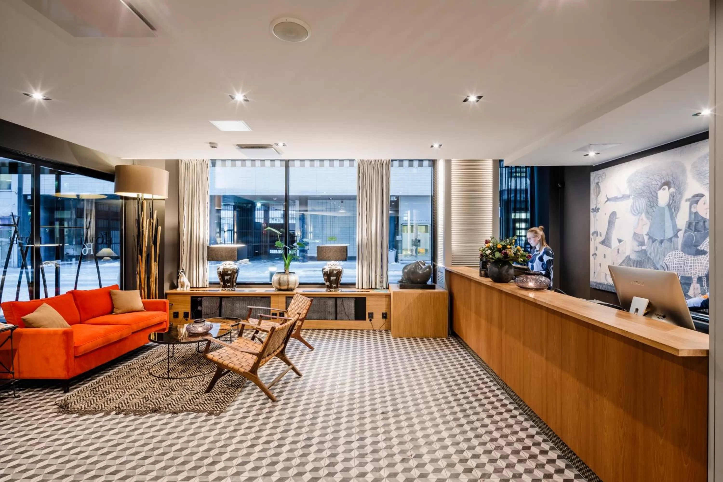 Lobby or reception in Hotel F6