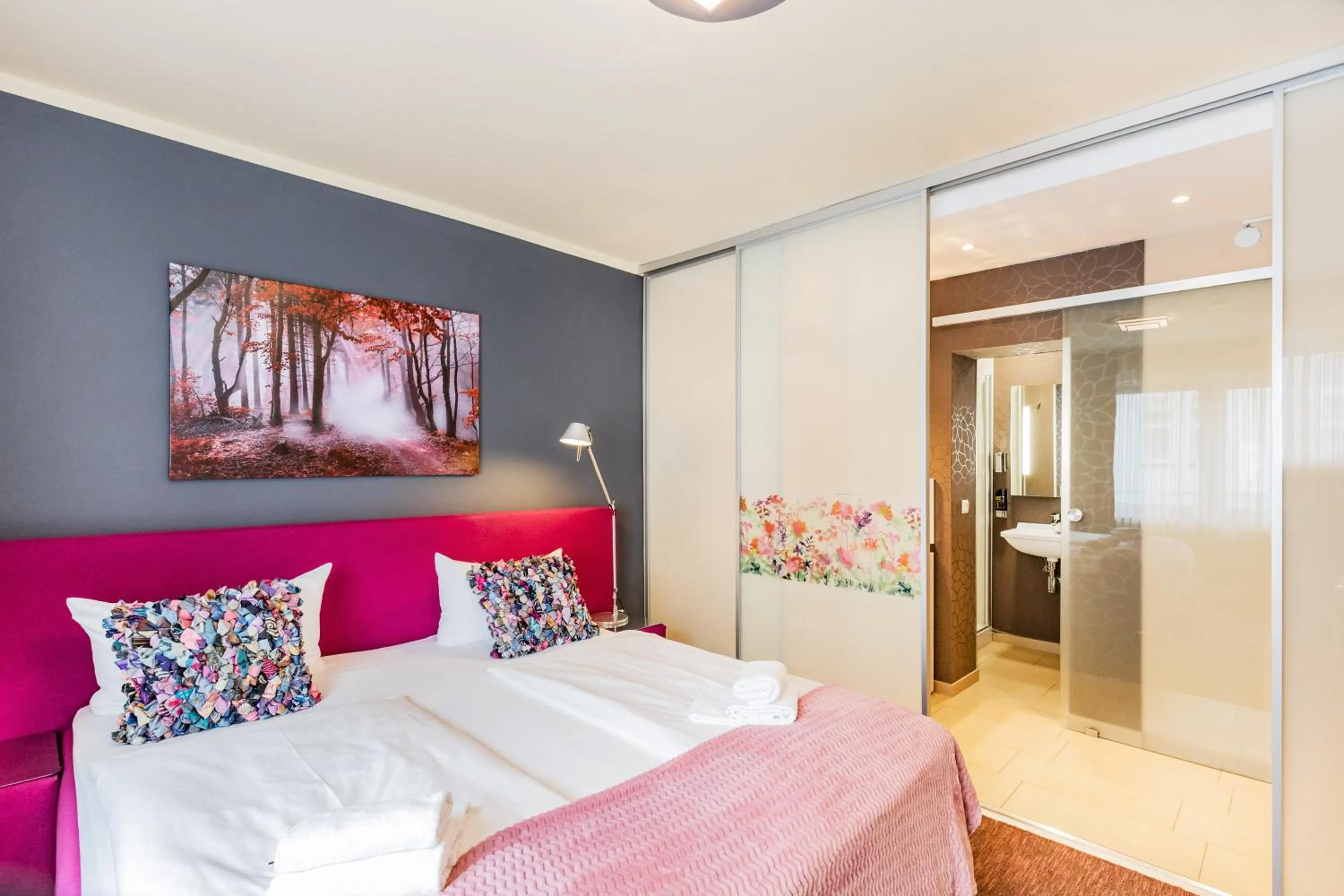 Bed in Hotel Fürst Garden