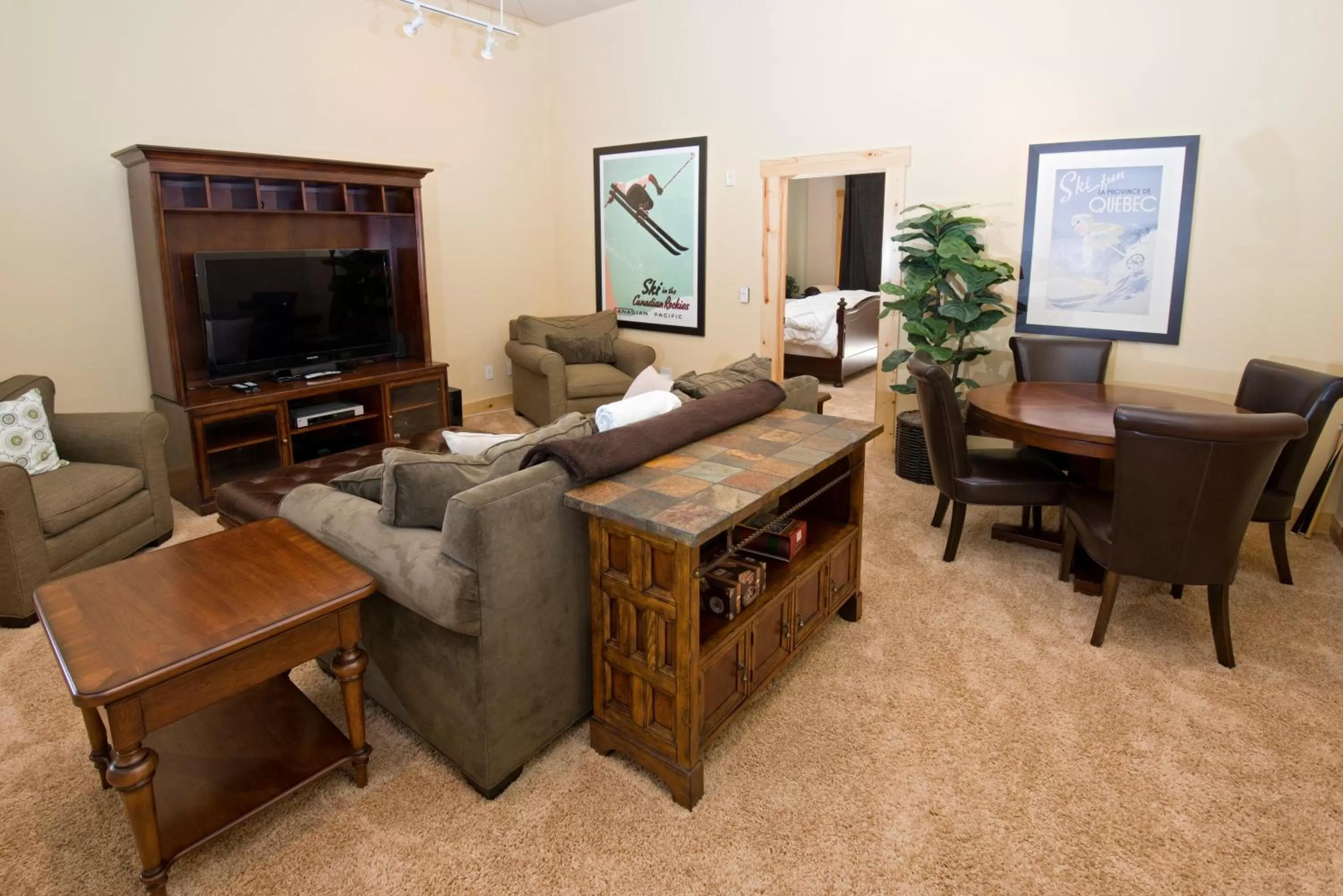 Living room in Kirkwood Mountain Resort Properties
