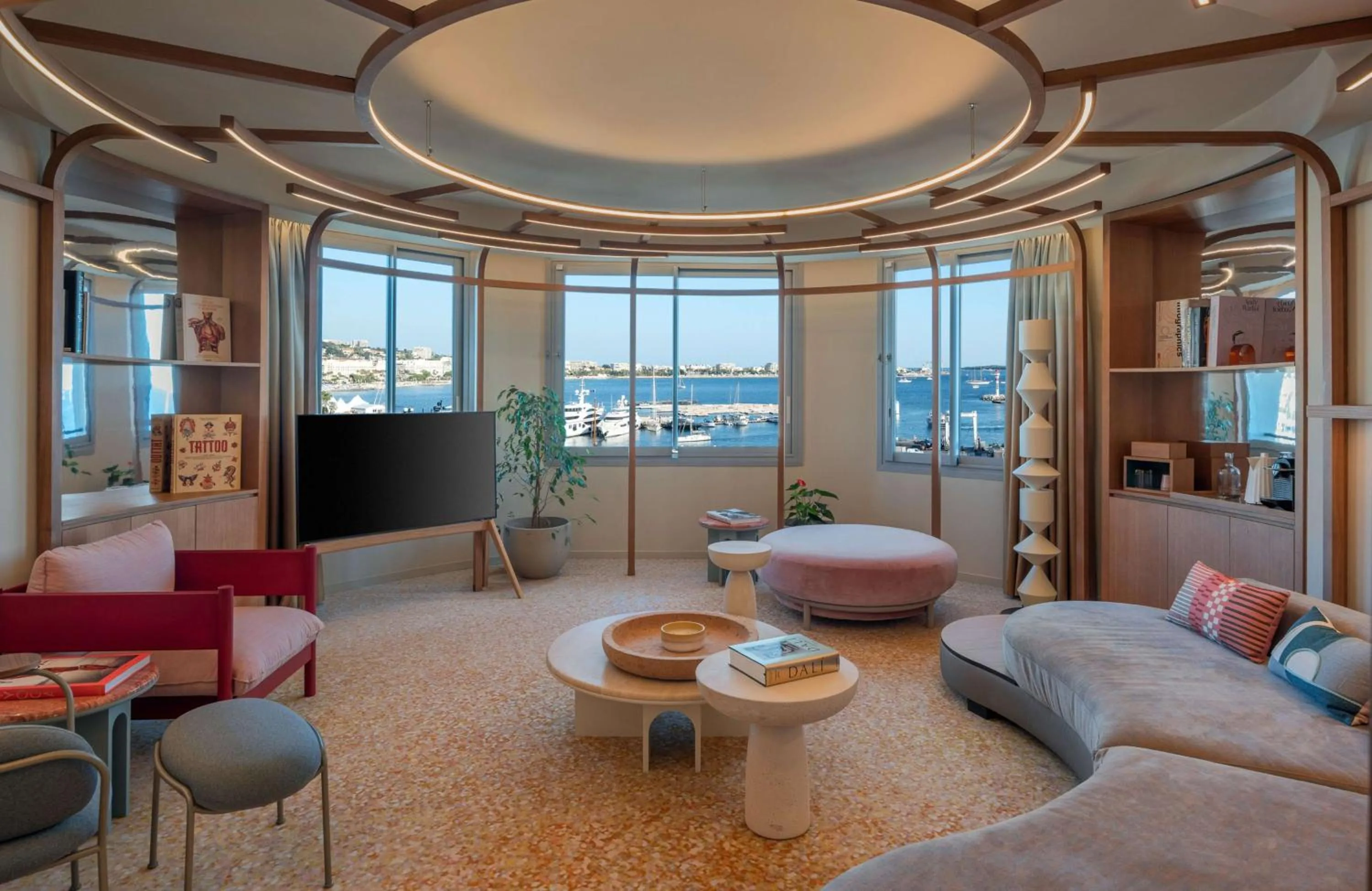 Living room in Canopy by Hilton Cannes