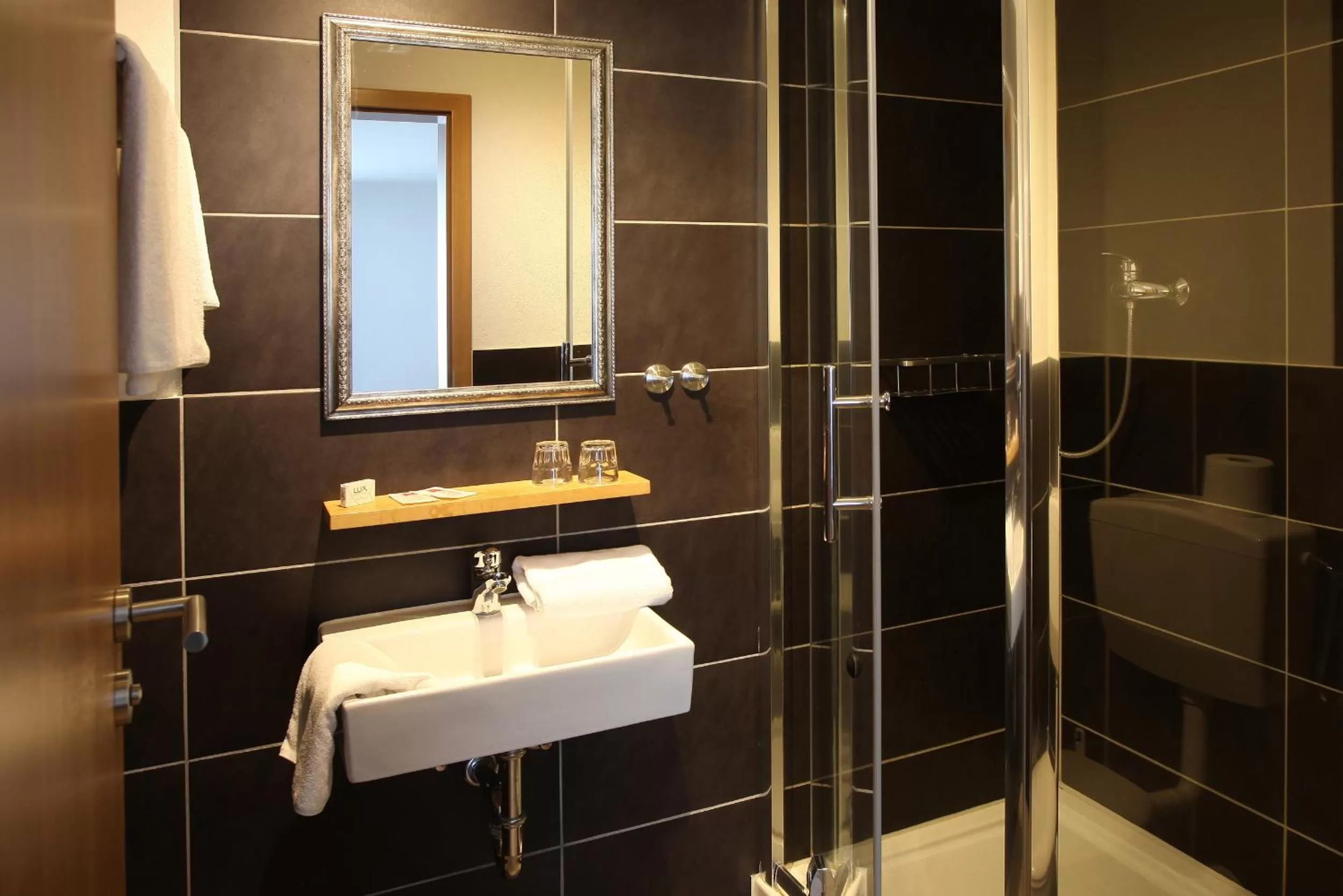 Shower in Hotel Gasthof Metzgerei Lamm - Benedikt Rückel