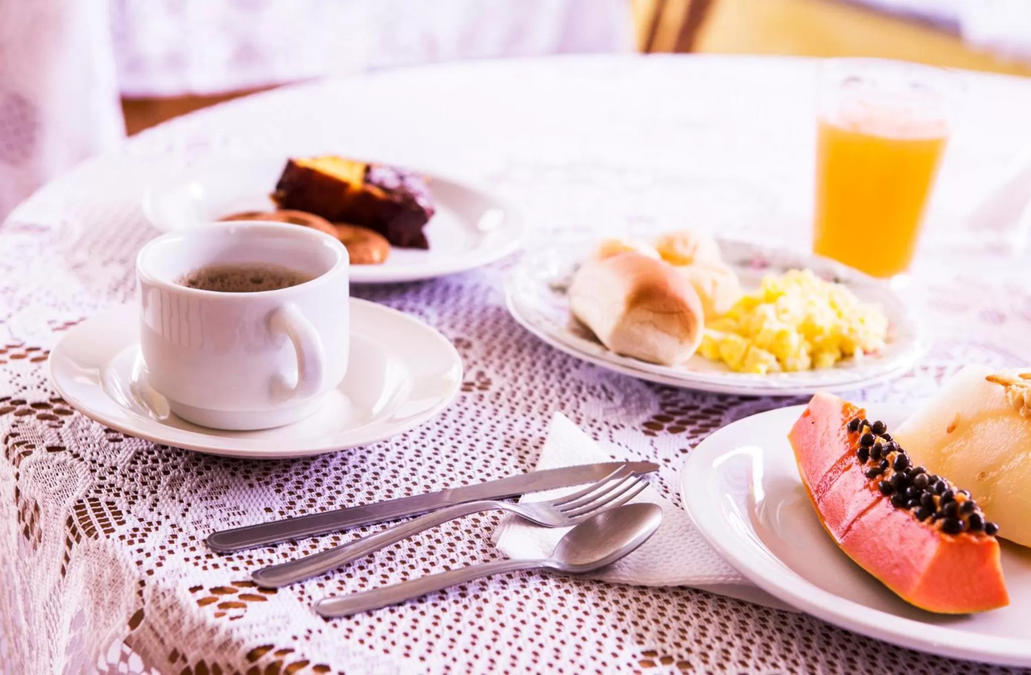 Breakfast in Grand Residences Pousadas