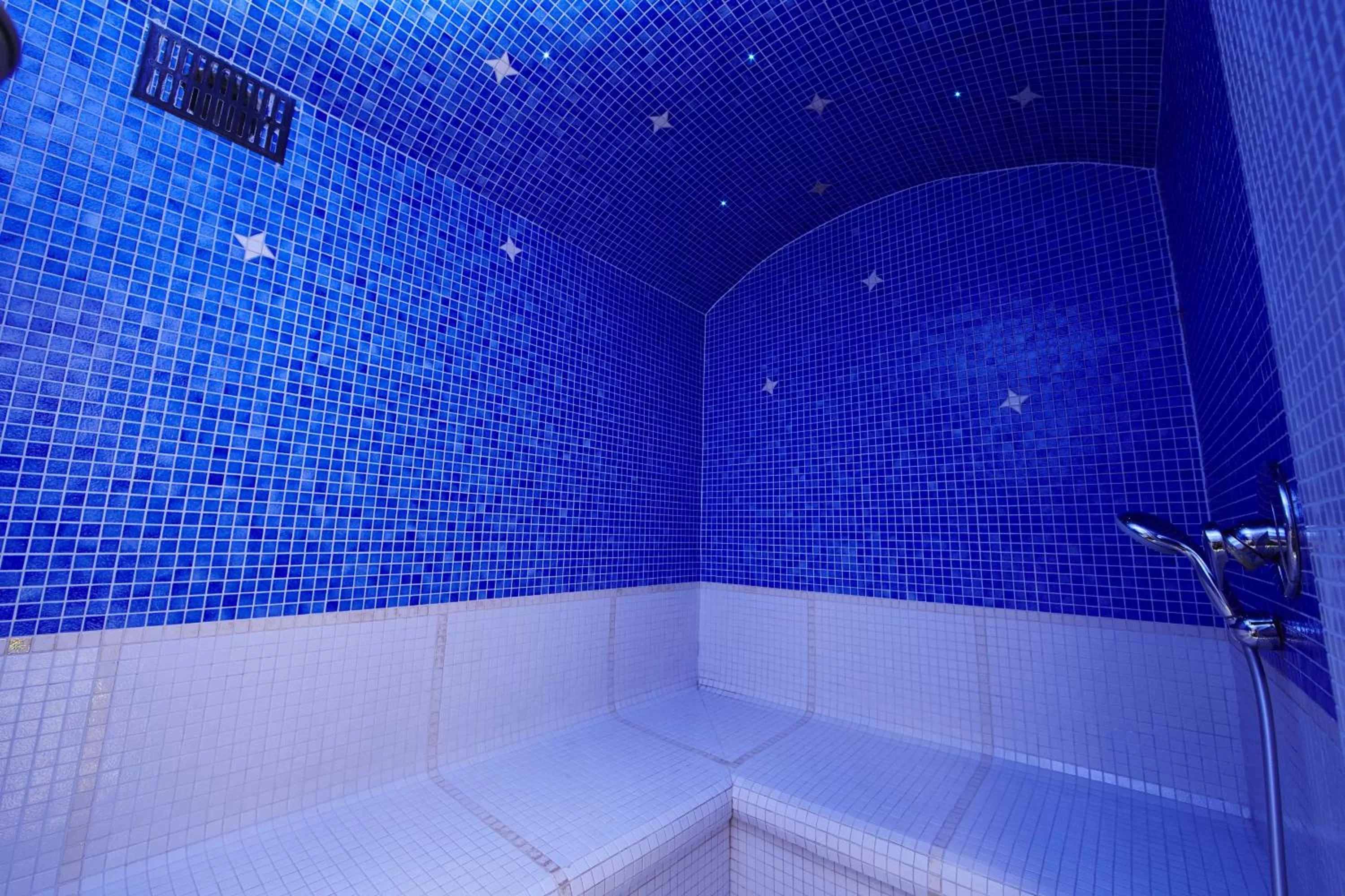 Steam room in Best Western Plus Au cheval Blanc à Mulhouse