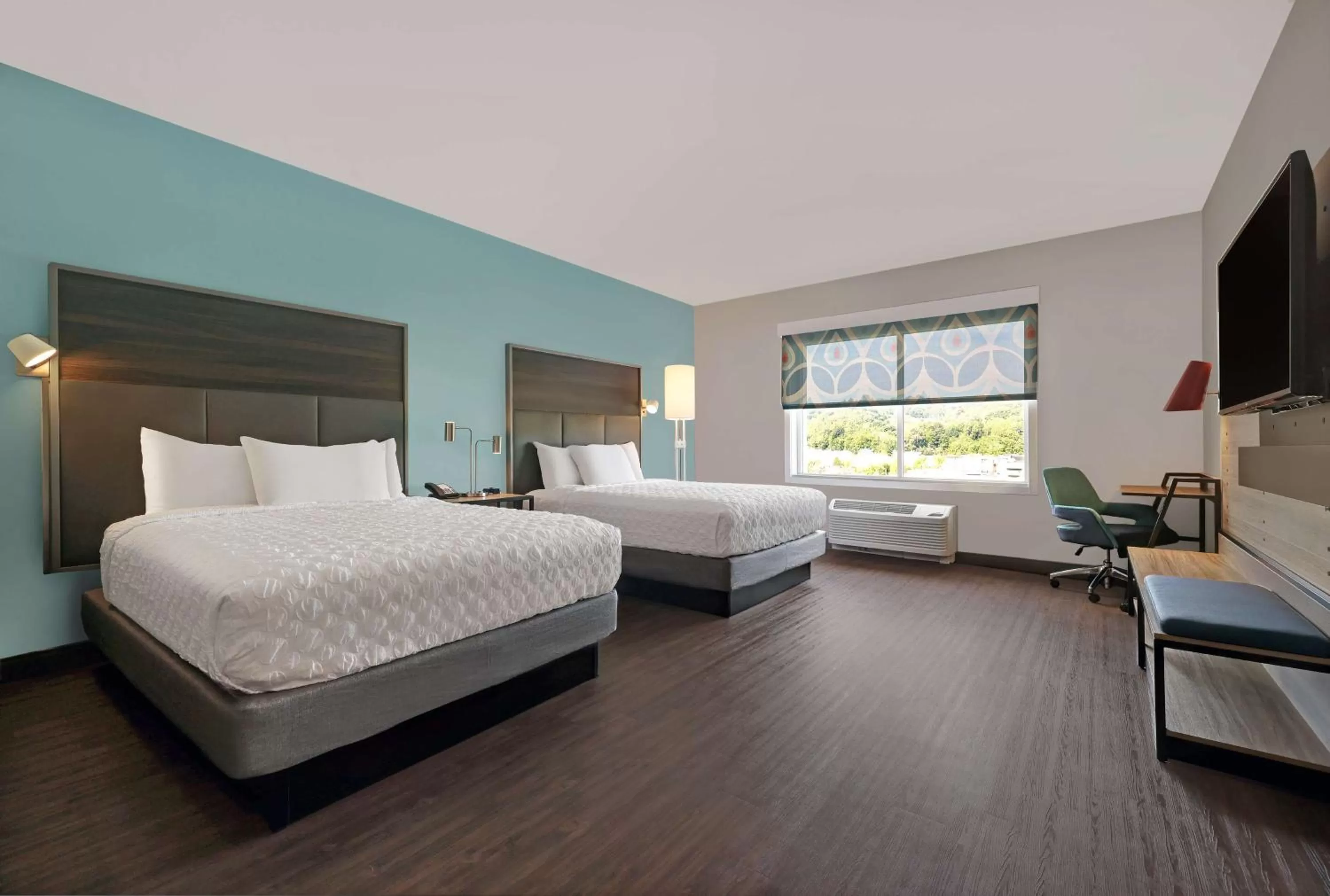 Queen Room with Two Queen Beds - Mobility Accessible with Roll In Shower in Tru By Hilton Tukwila Seattle Airport, Wa