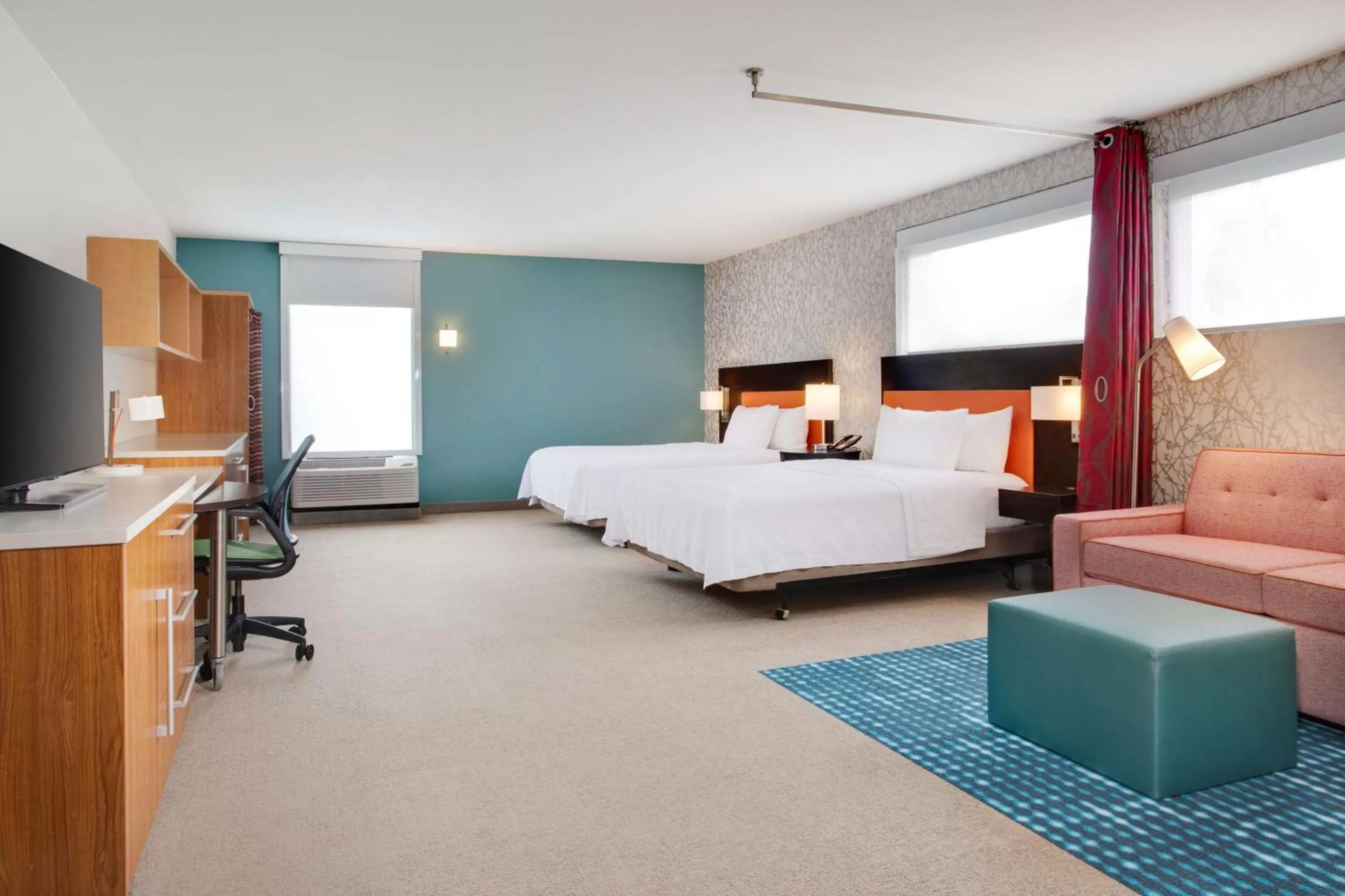 Bedroom, Bed in Home2 Suites Charlotte I-77 South